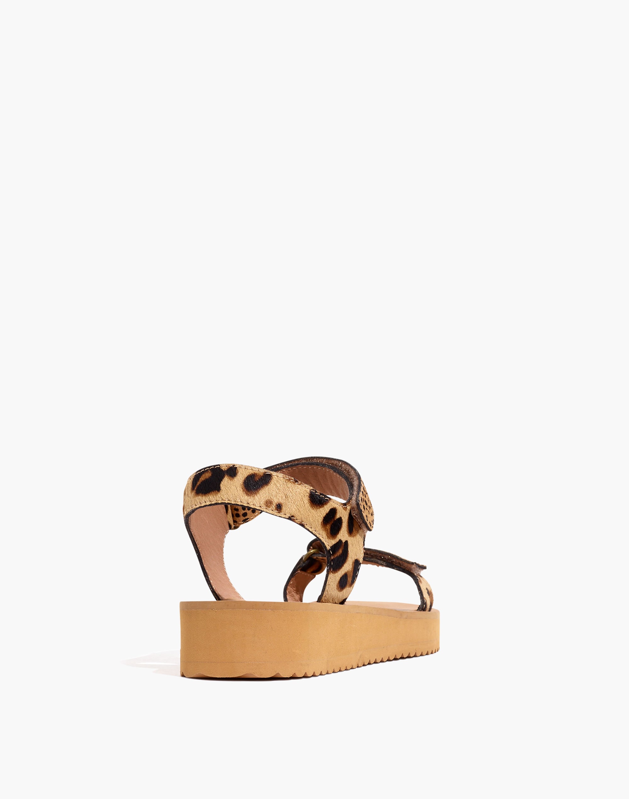 The Maggie Sandal in Spot Mix Calf Hair