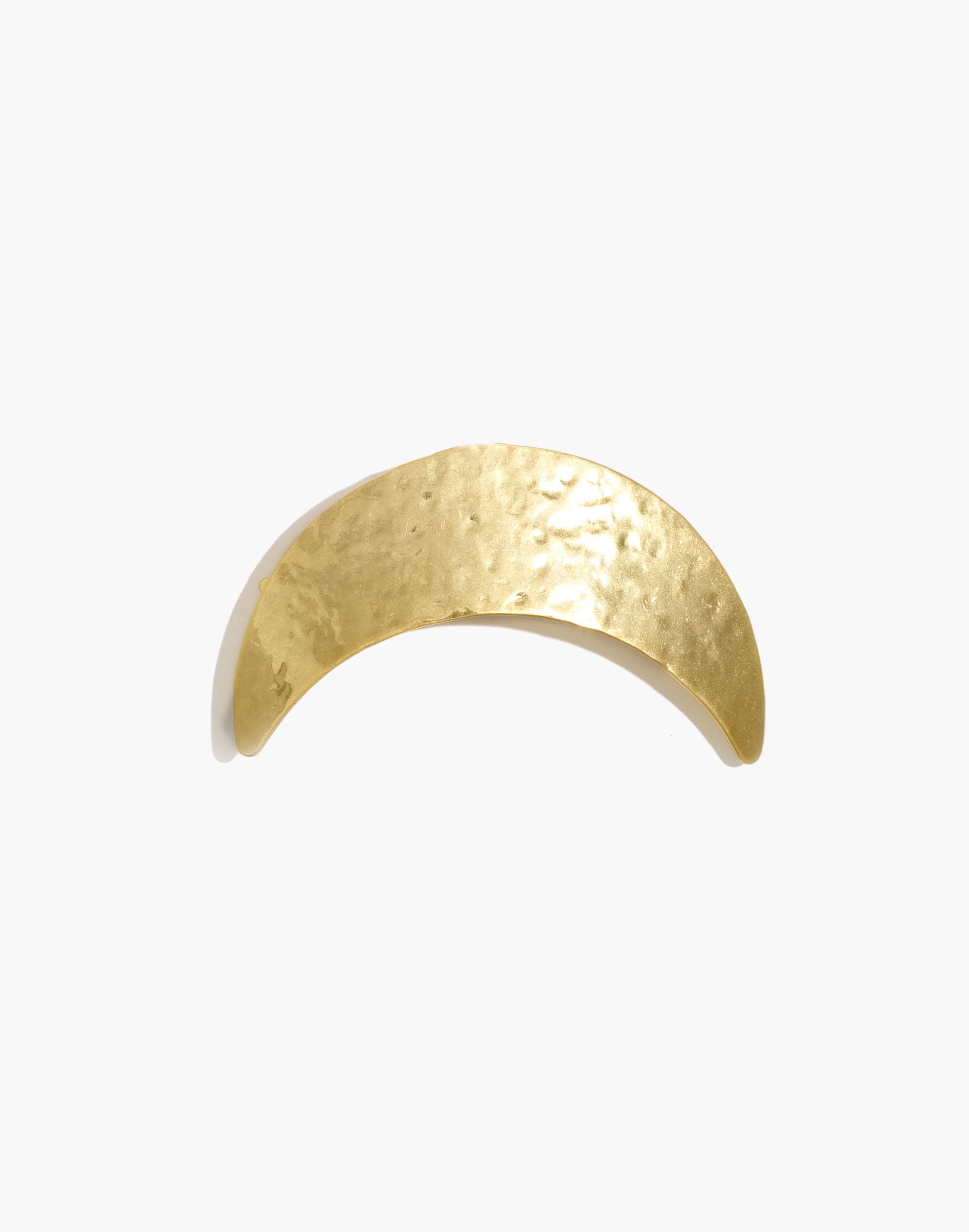 textured crescent barrette