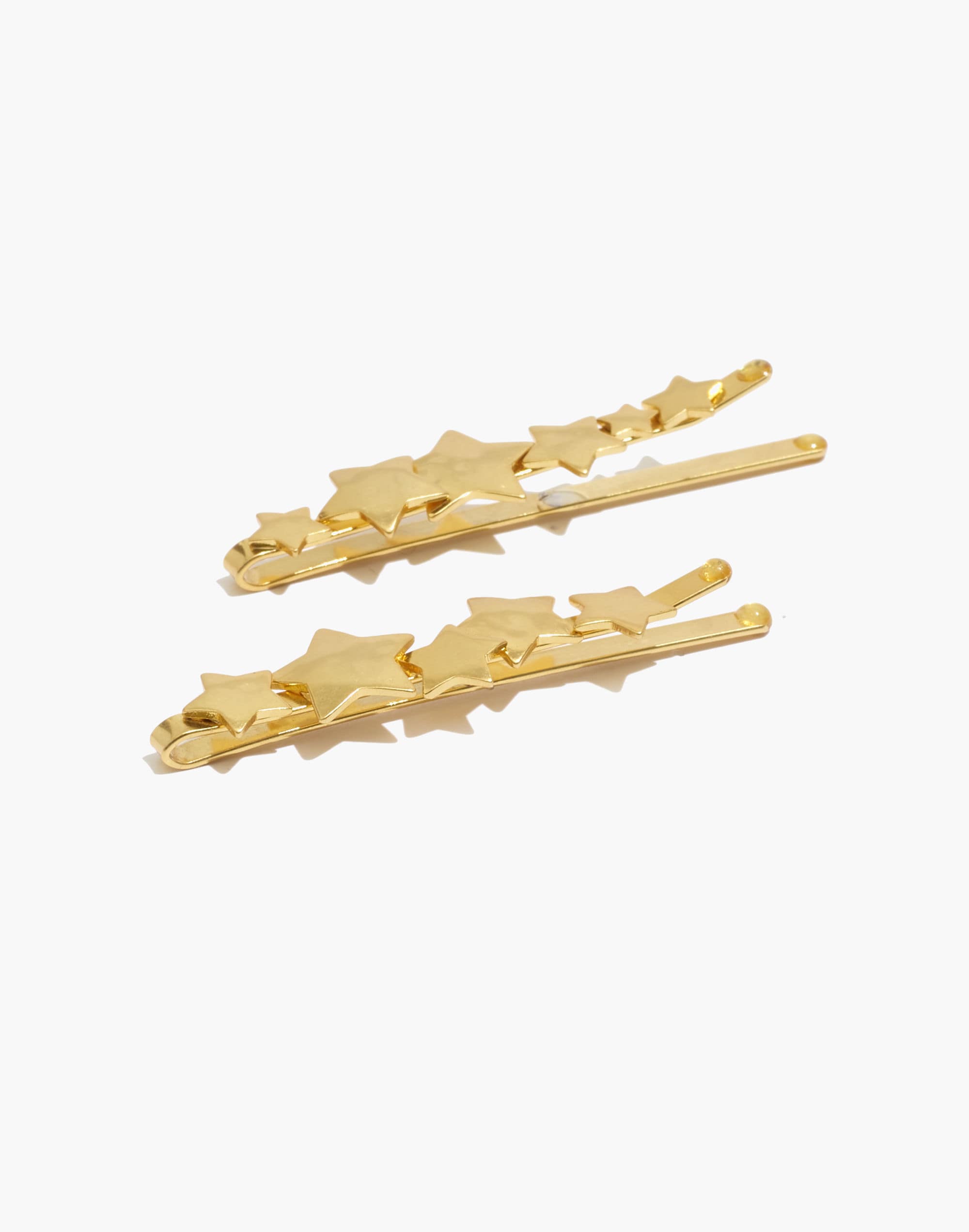 Two-Pack Textured Star Hair Pins