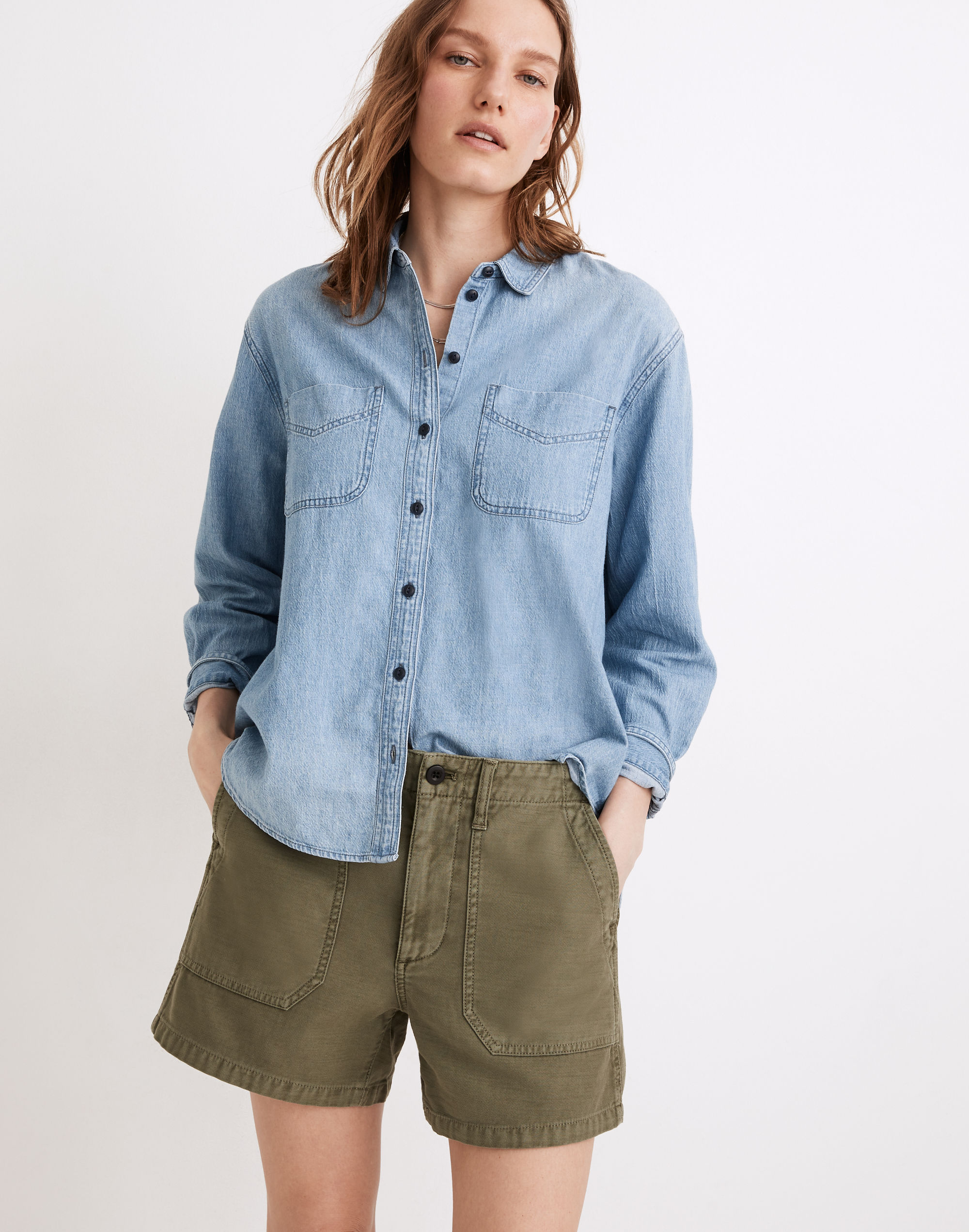 Denim Classic Ex-Boyfriend Shirt in Haviland Wash