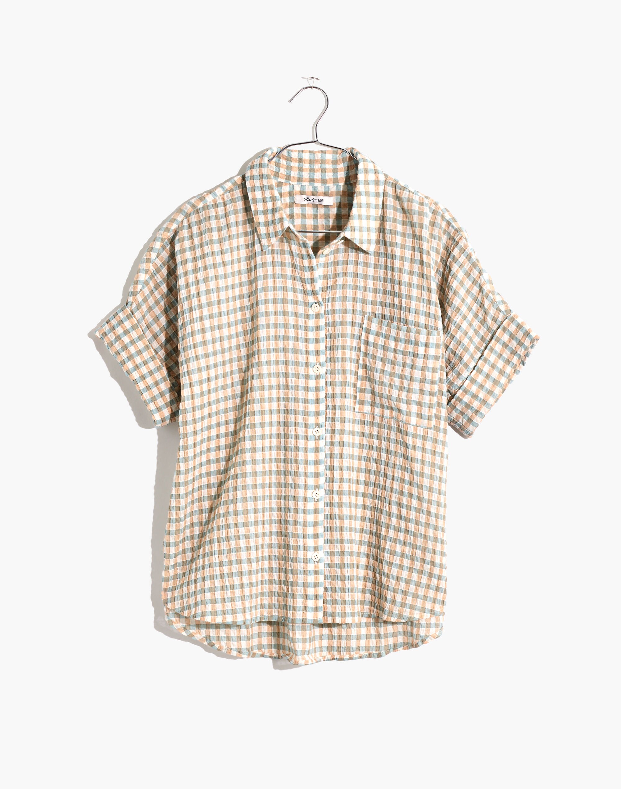 Gingham Seersucker Daily Shirt