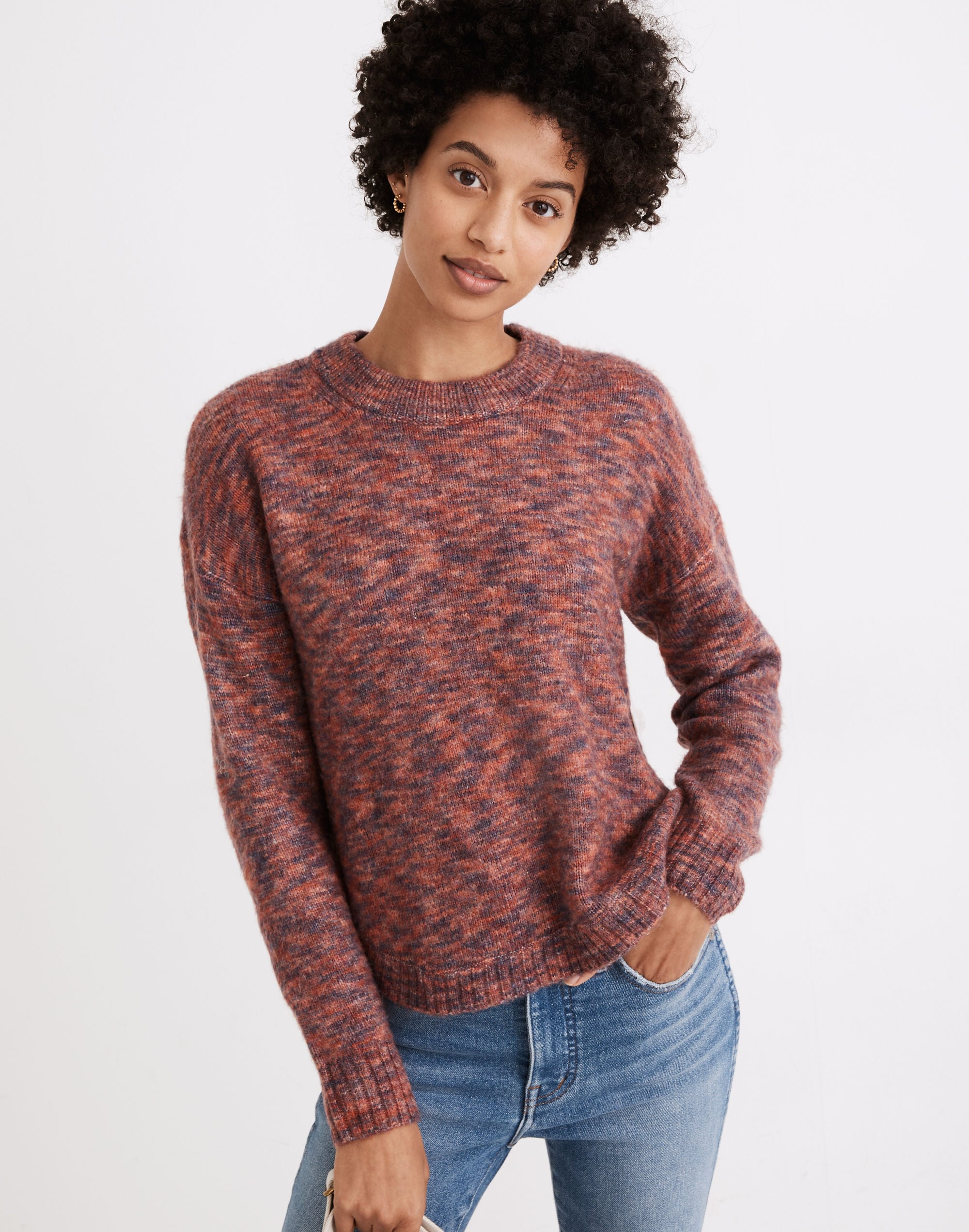 Space-Dyed Birchmont Side-Button Pullover Sweater