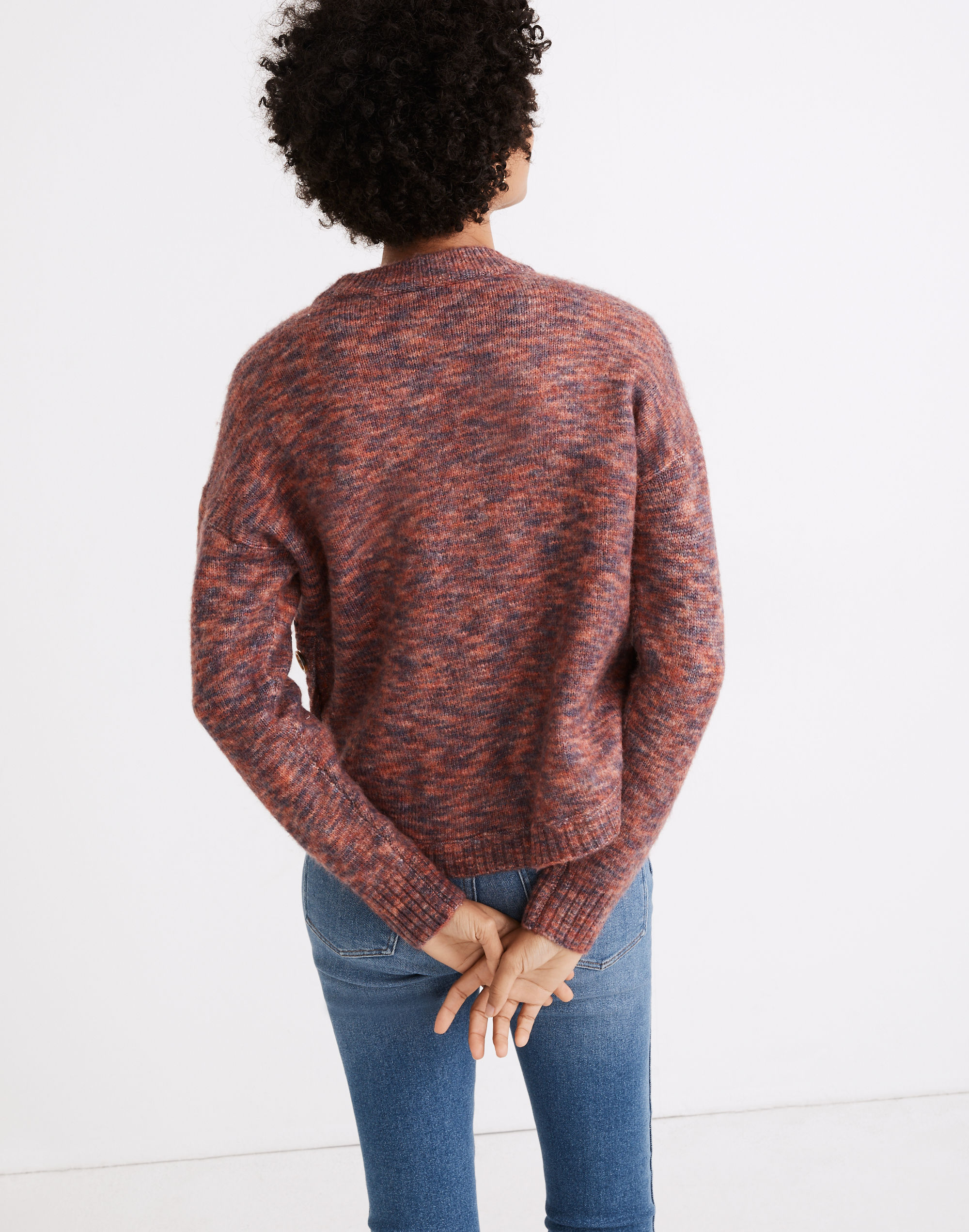 Space-Dyed Birchmont Side-Button Pullover Sweater
