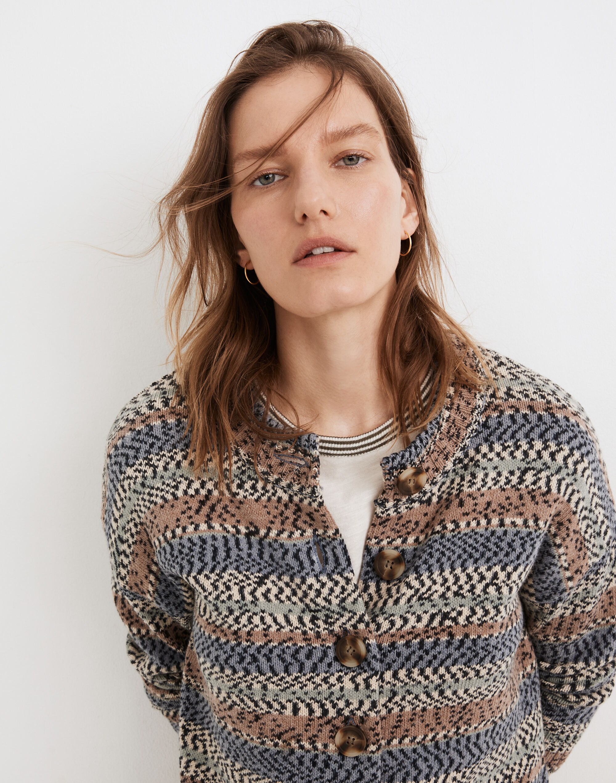 Broadway Cardigan Sweater in Stripe