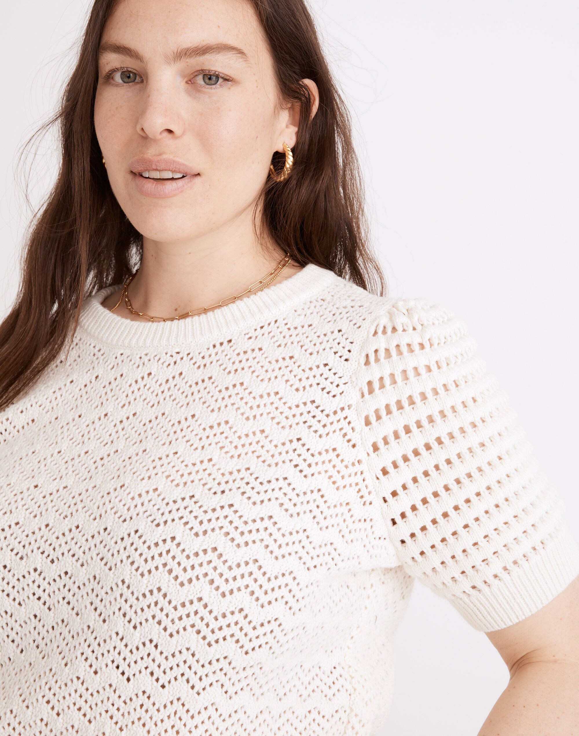 Atwater Crochet Sweater Tee