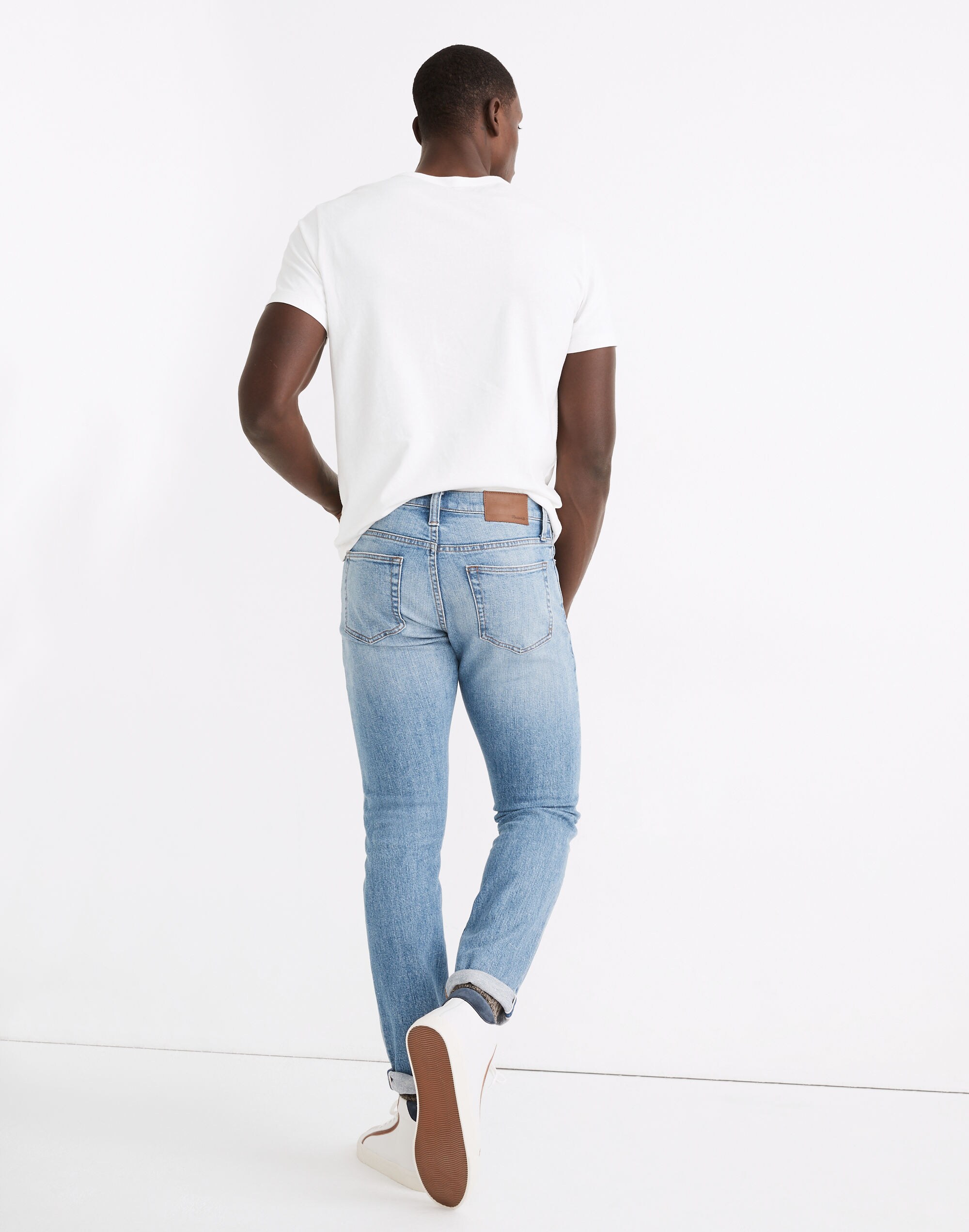 Athletic Slim Authentic Flex Selvedge Jeans in Gosbrook Wash