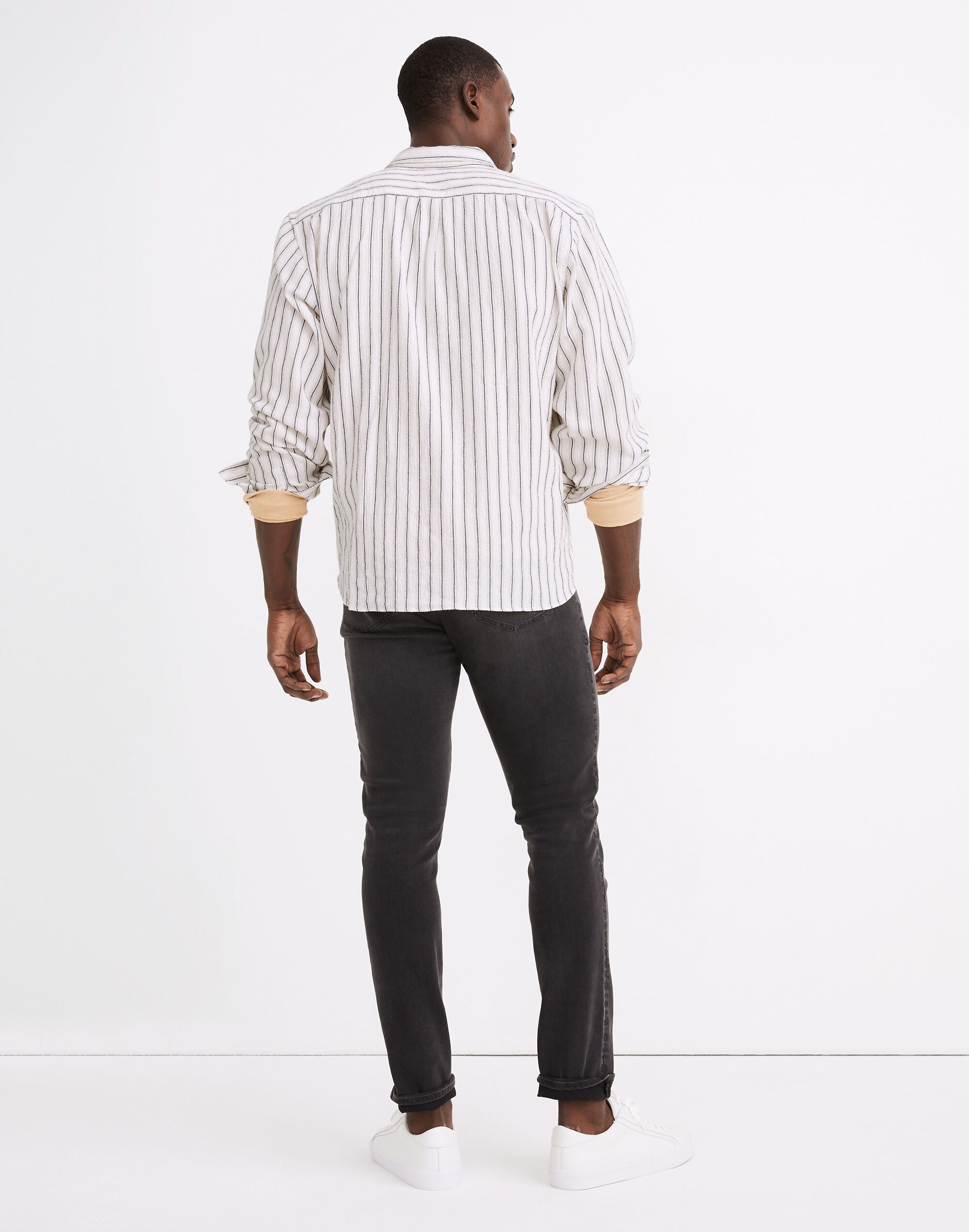 Perfect Long-Sleeve Shirt in Bridger Stripe
