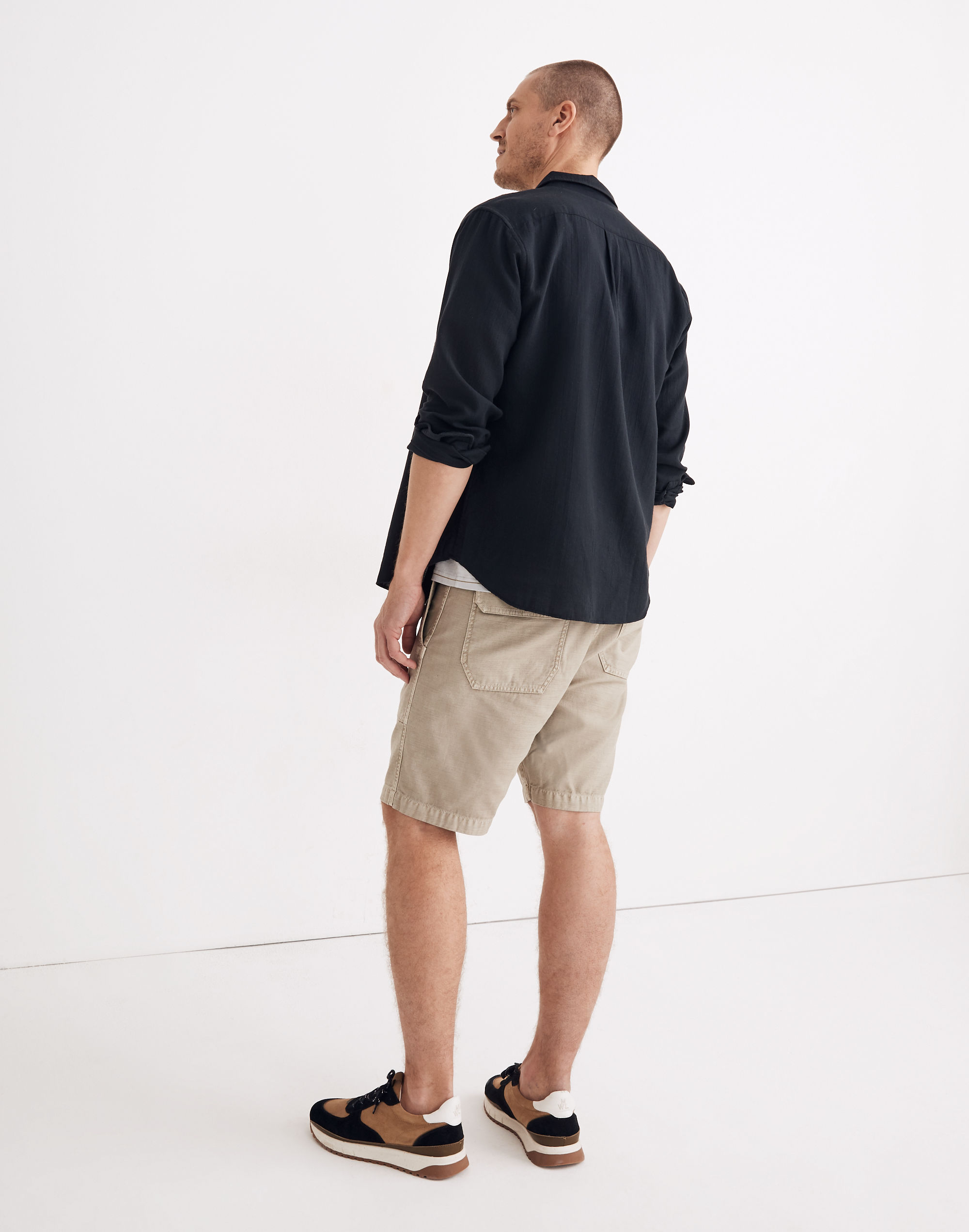 Textured Cotton Perfect Long-Sleeve Shirt