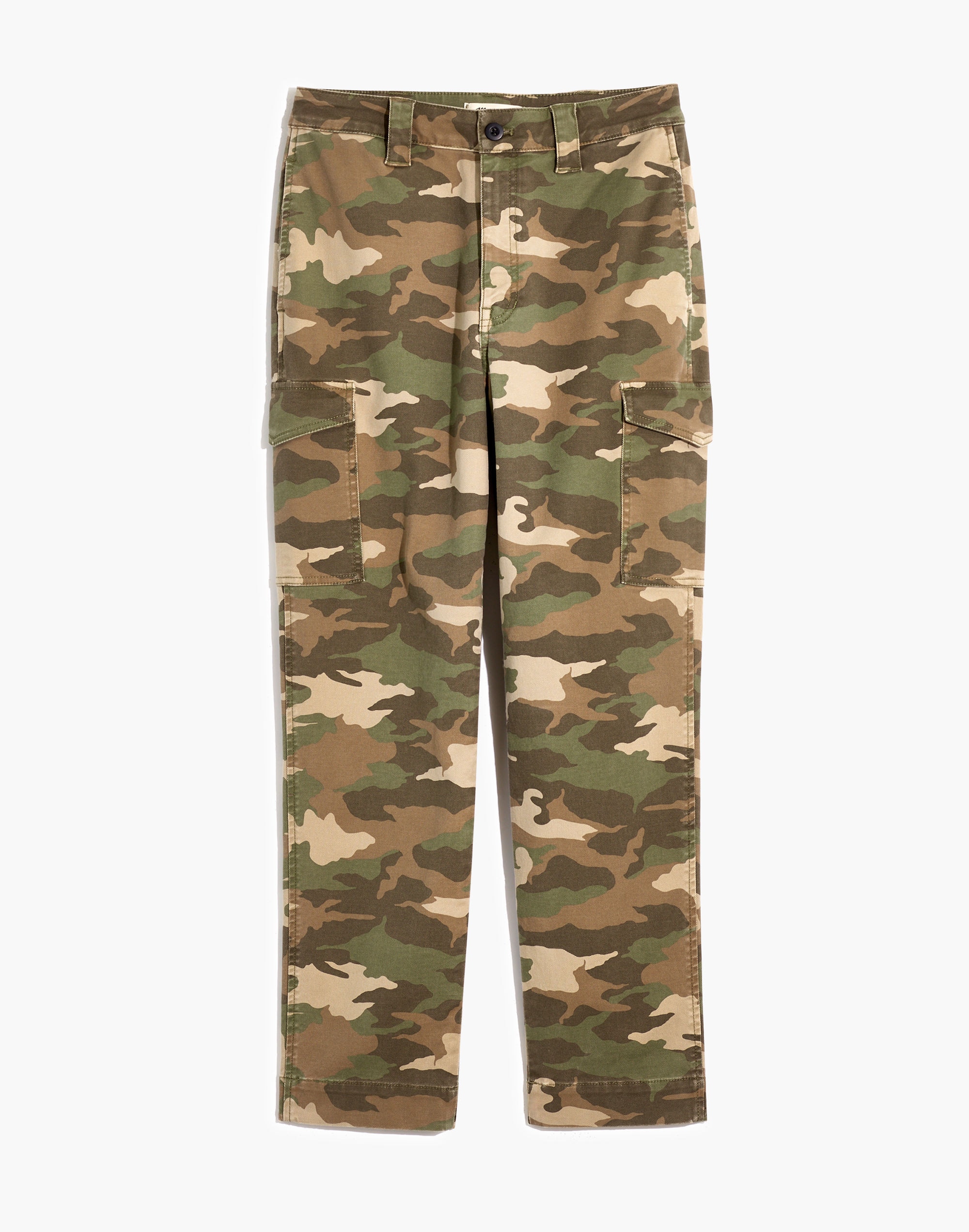 Classic Straight Cargo Pants in Camo