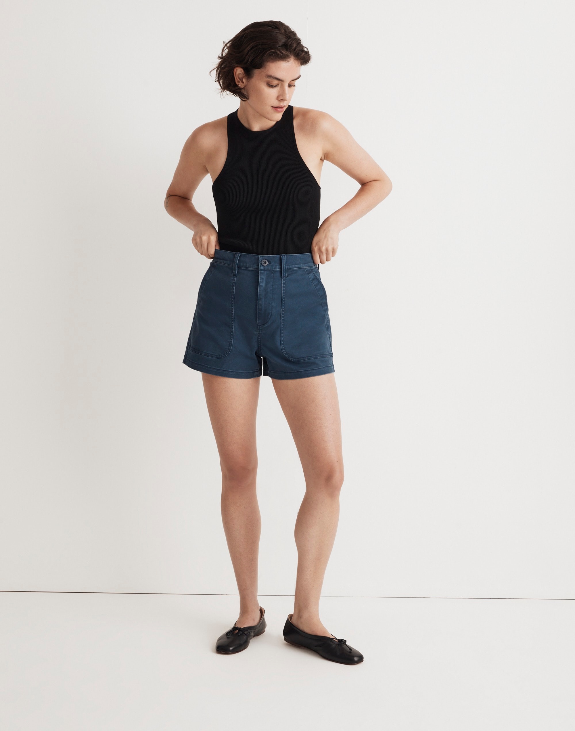 The Perfect Vintage Fatigue Short in craftsman blue image 1