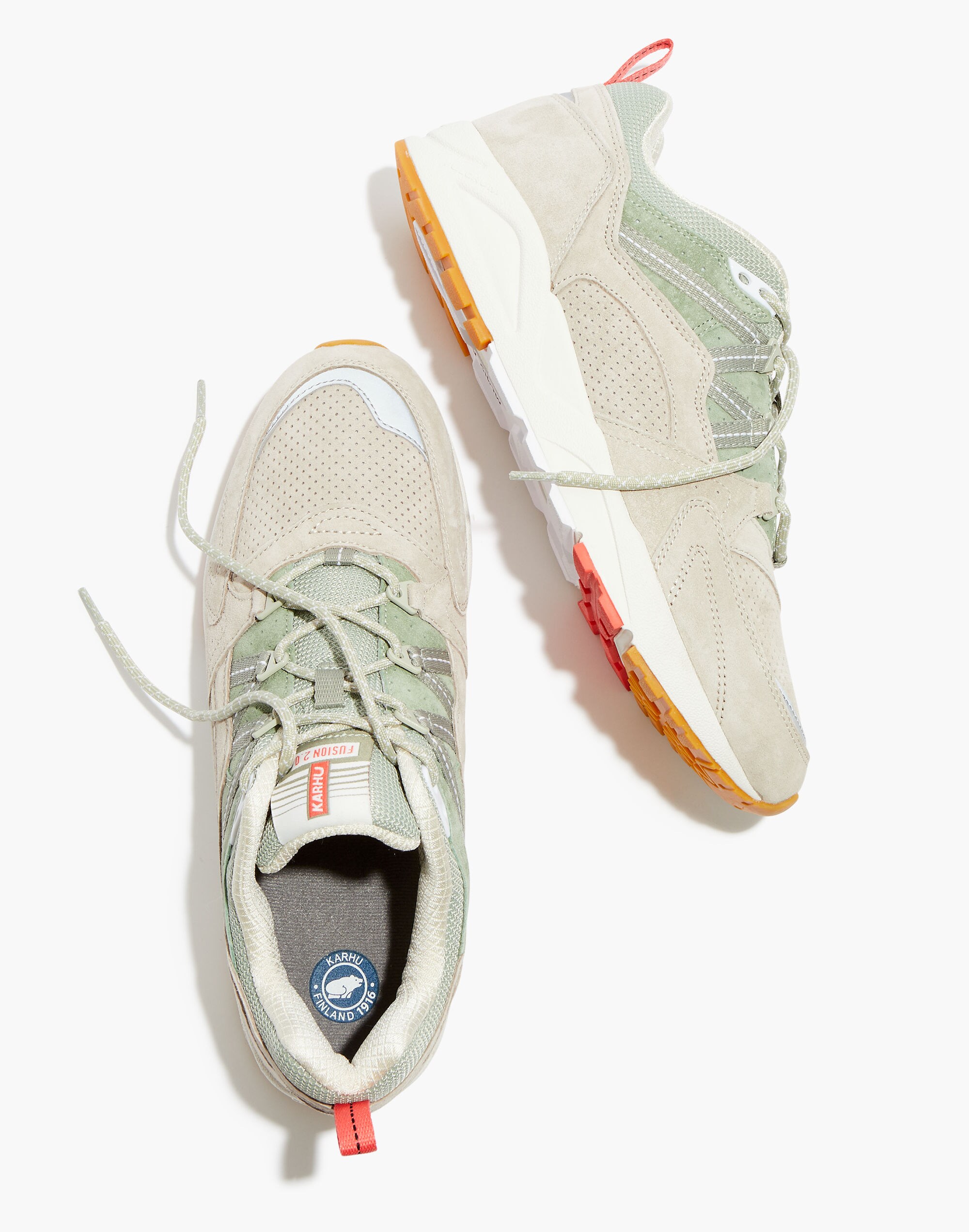 Karhu Suede Fusion 2.0 Lace-Up Sneakers in Rainy Day