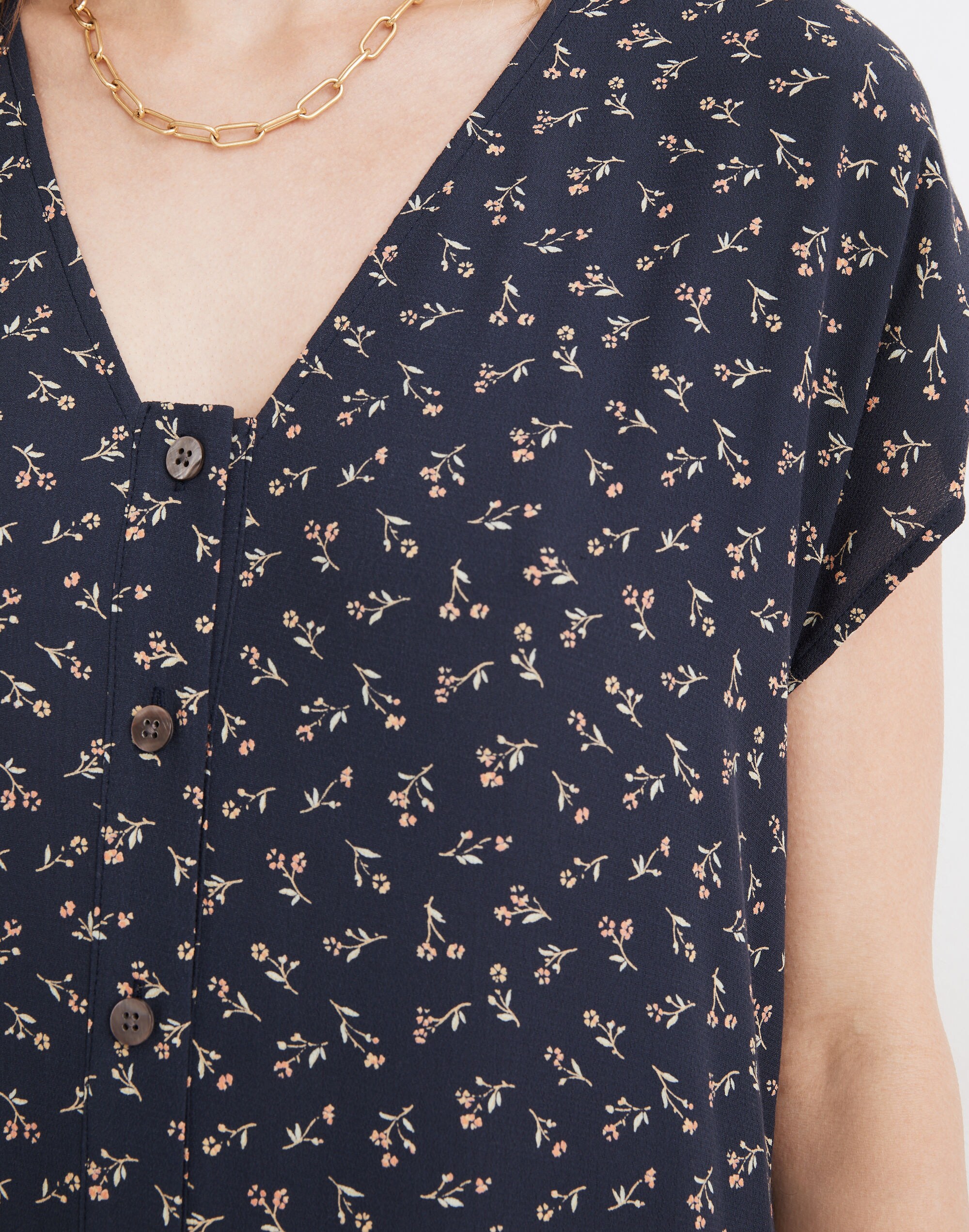 Petite Easy Midi Dress in Spring Fling