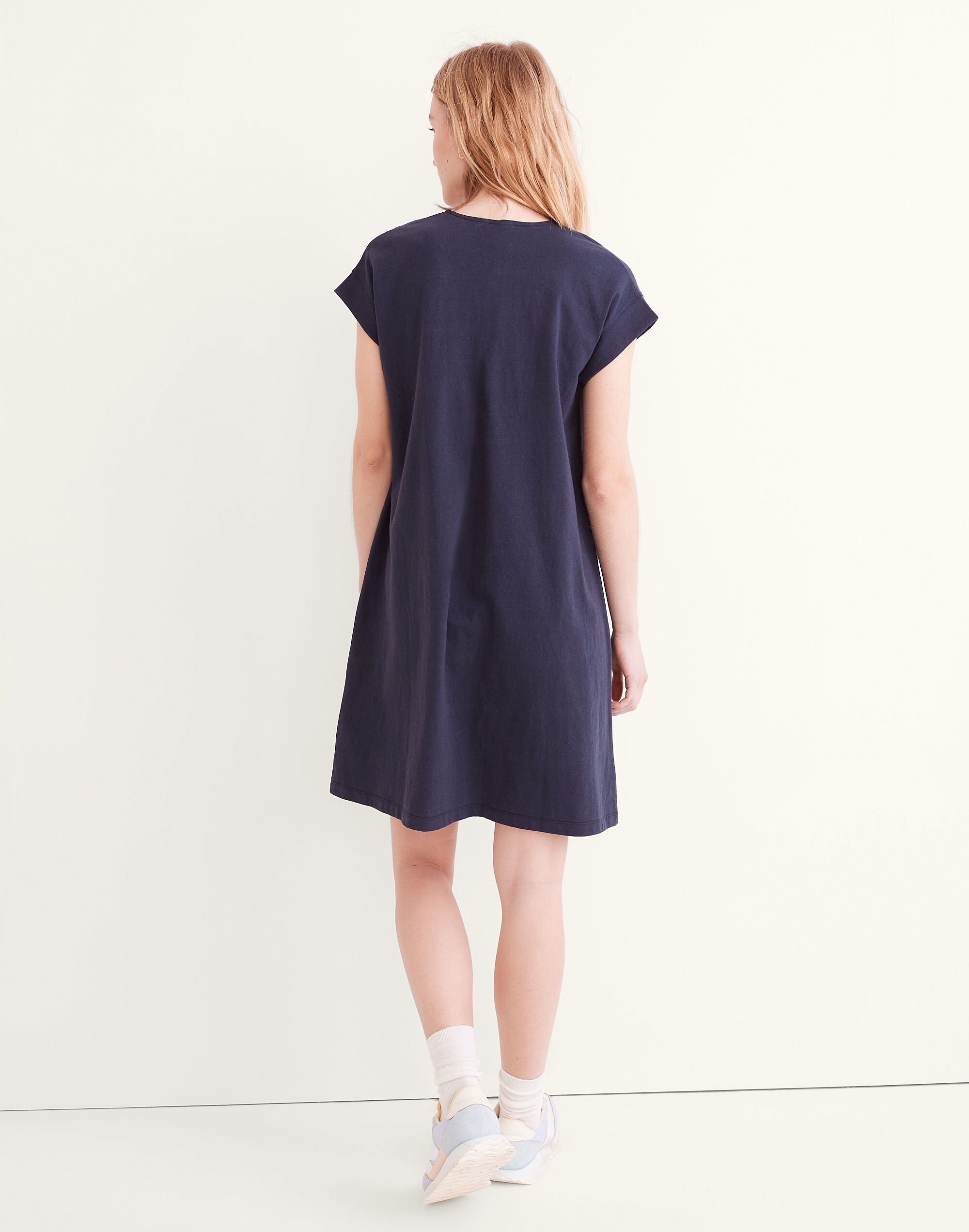 Organic Cotton Cap-Sleeve Tee Dress