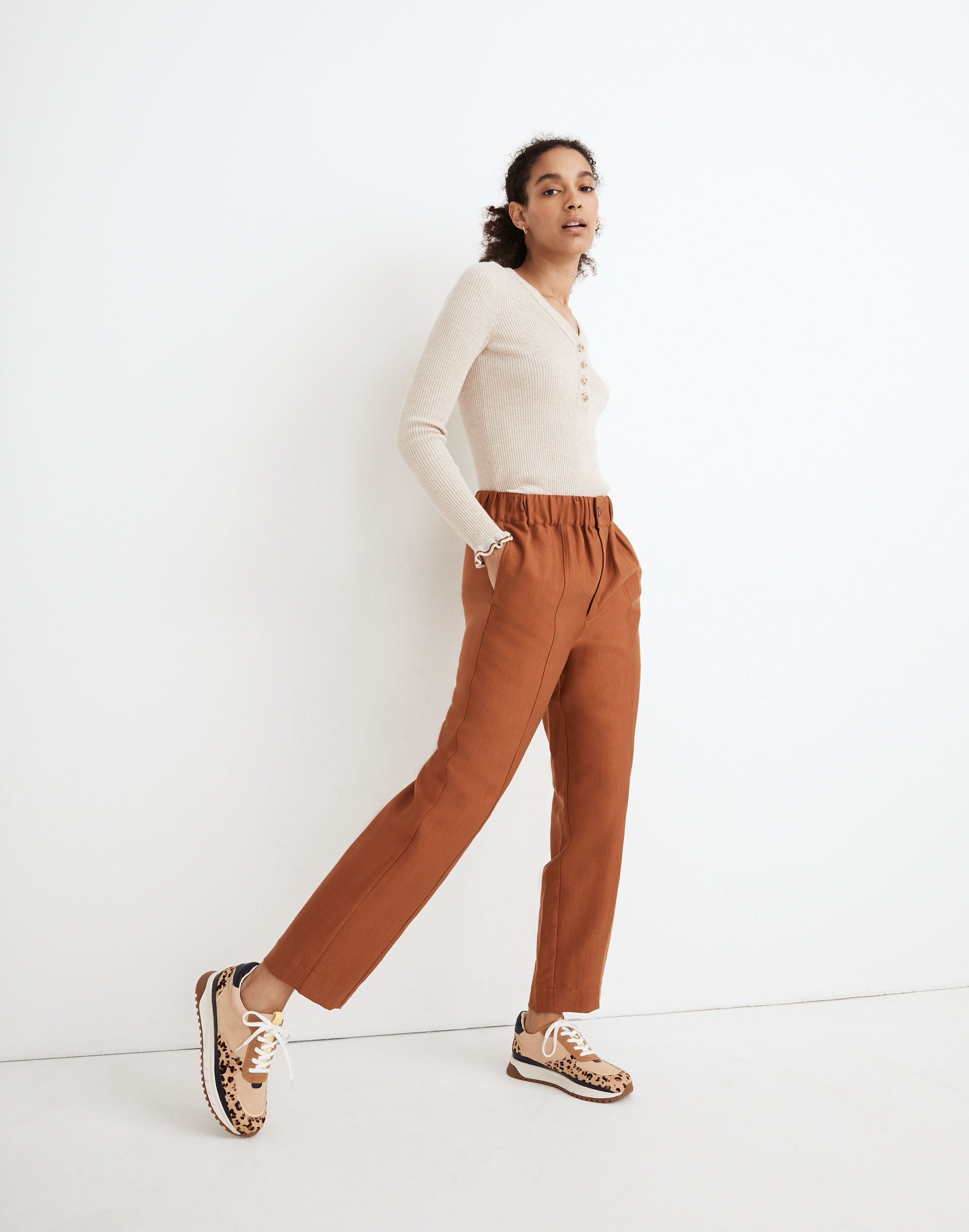 Tapered Huston Pull-On Crop Pants