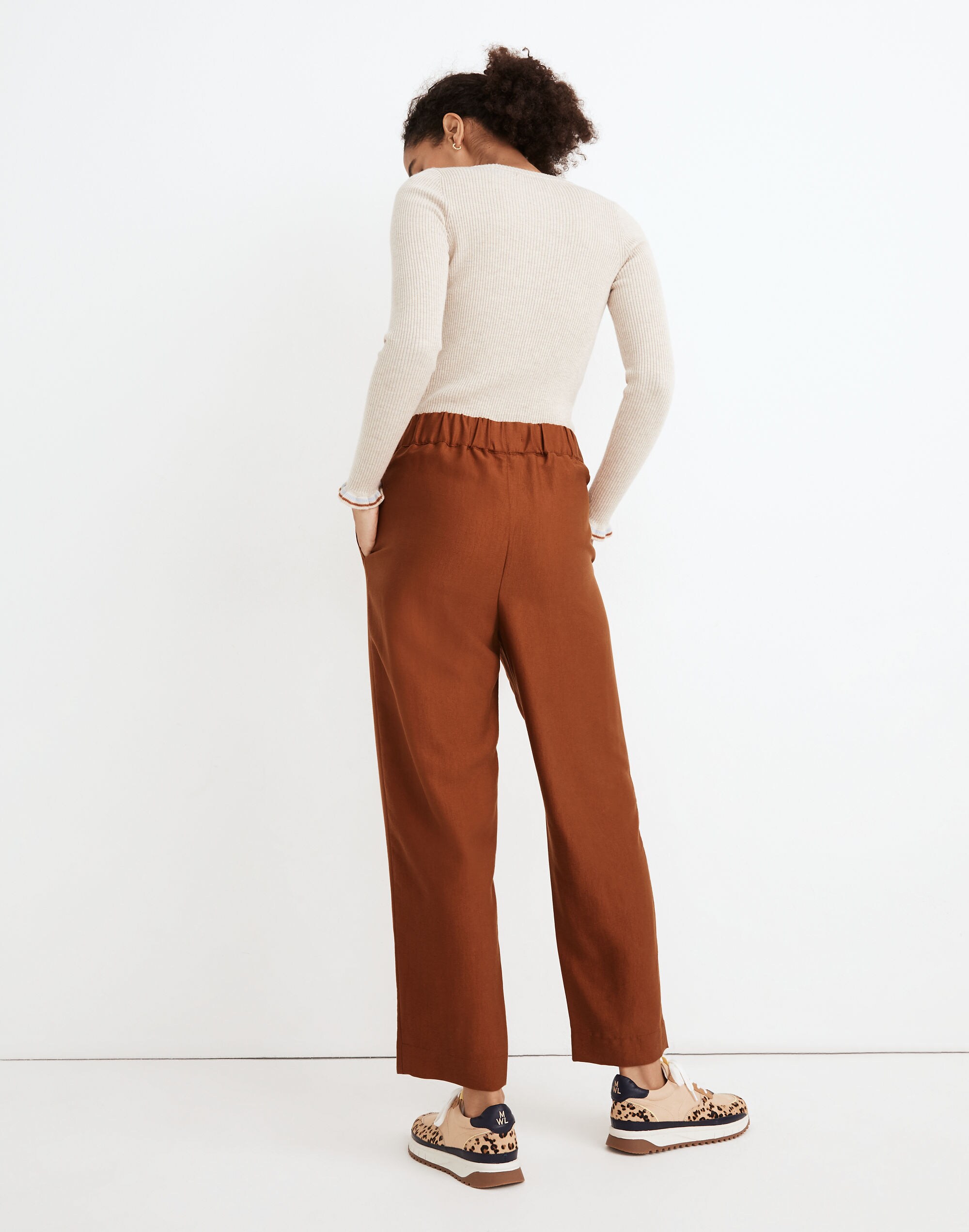 Tapered Huston Pull-On Crop Pants