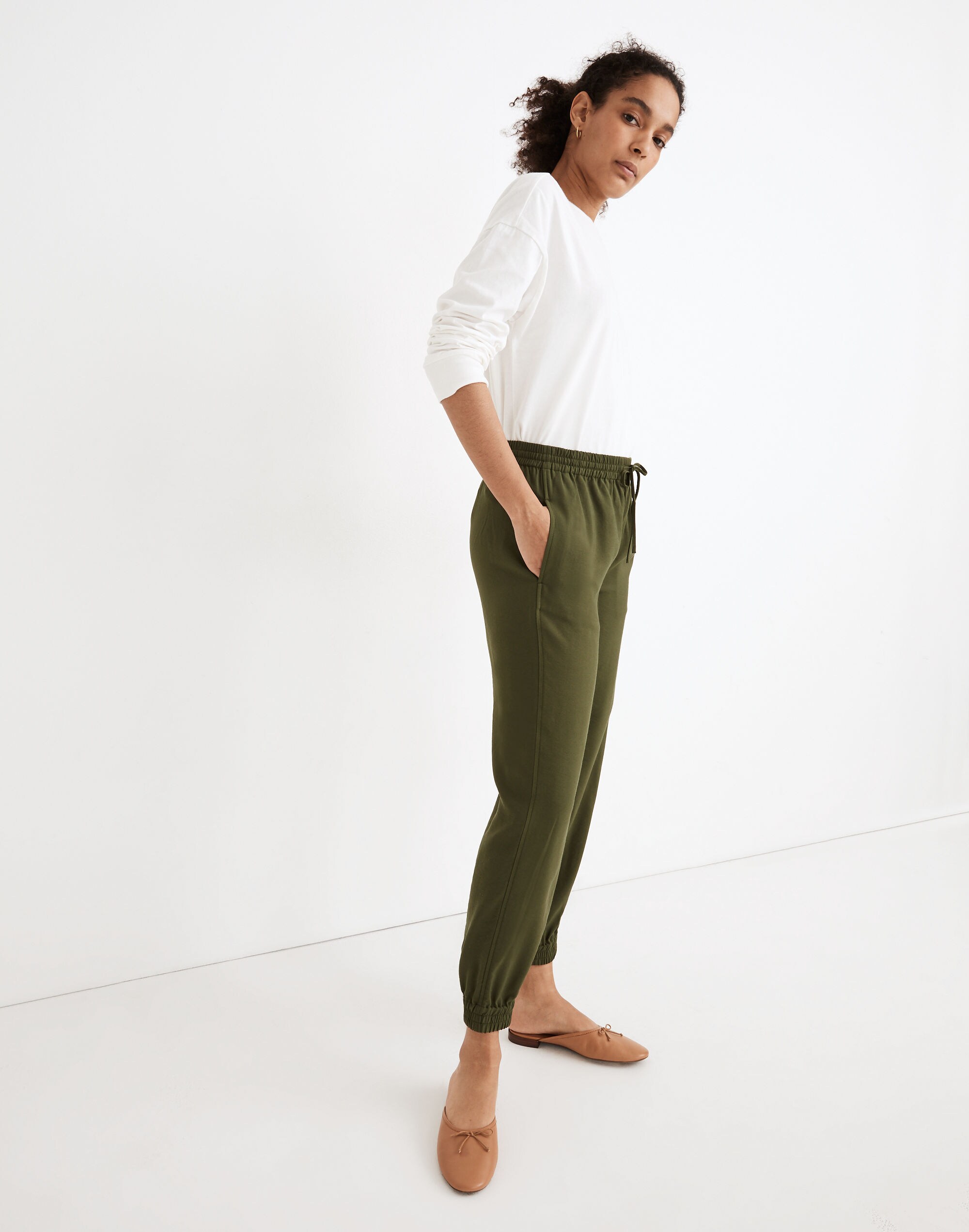 Drawstring Track Trousers