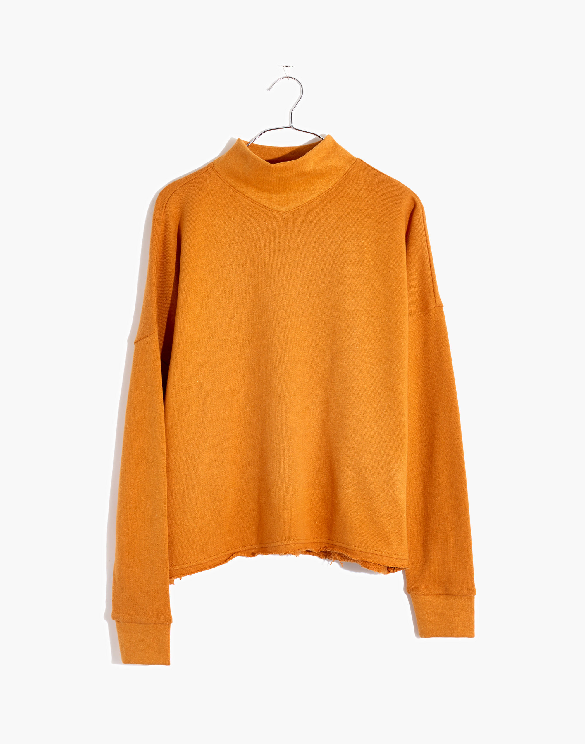 Hemp-Cotton Mockneck Sweatshirt