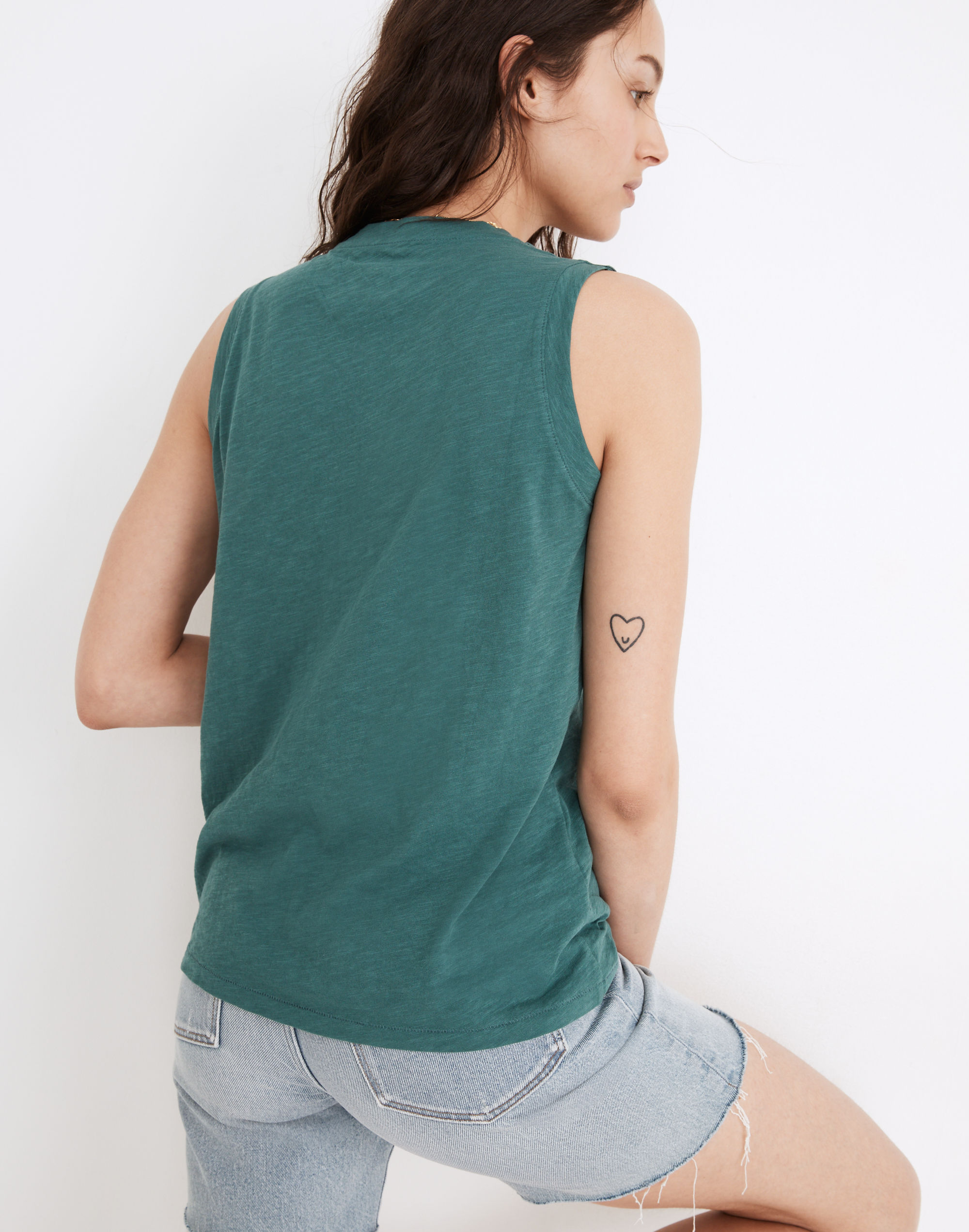 Whisper Cotton V-Neck Tank