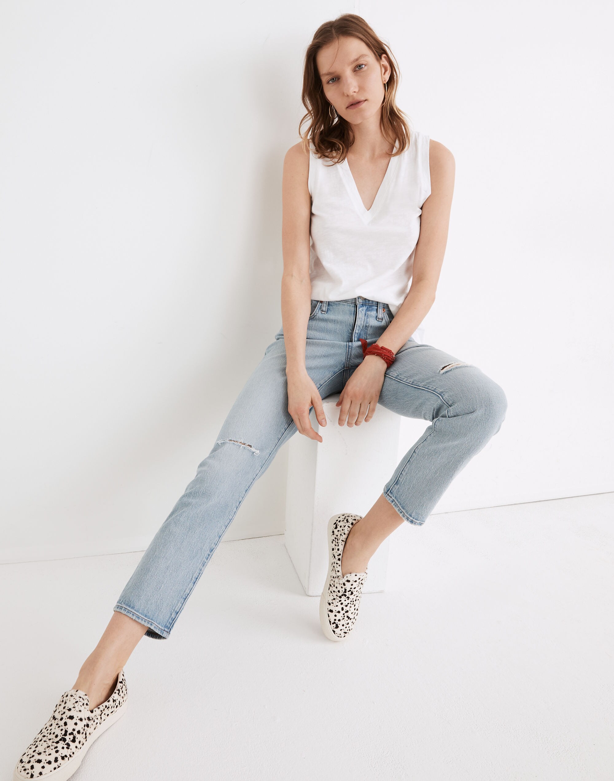 Whisper Cotton V-Neck Tank