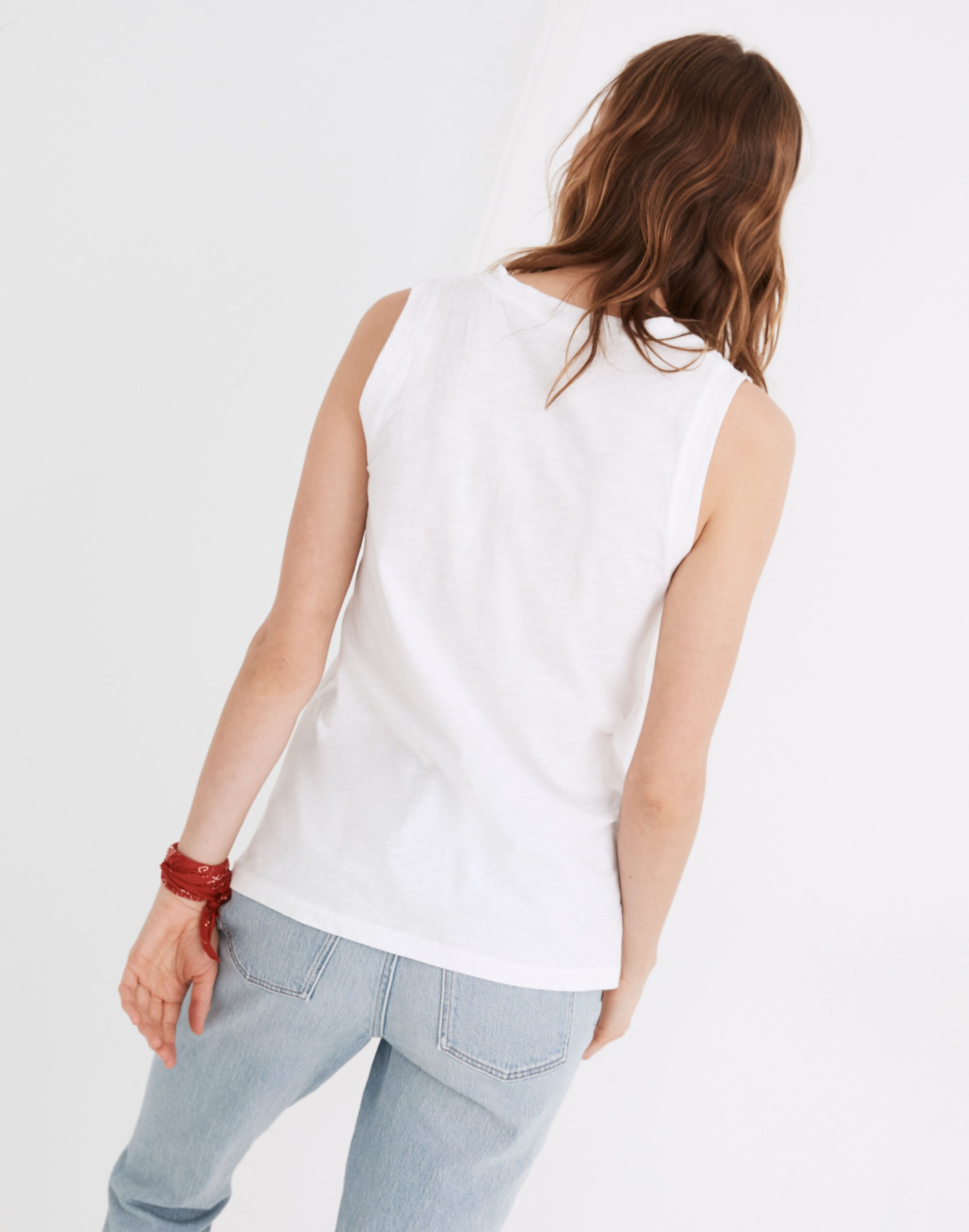Whisper Cotton V-Neck Tank