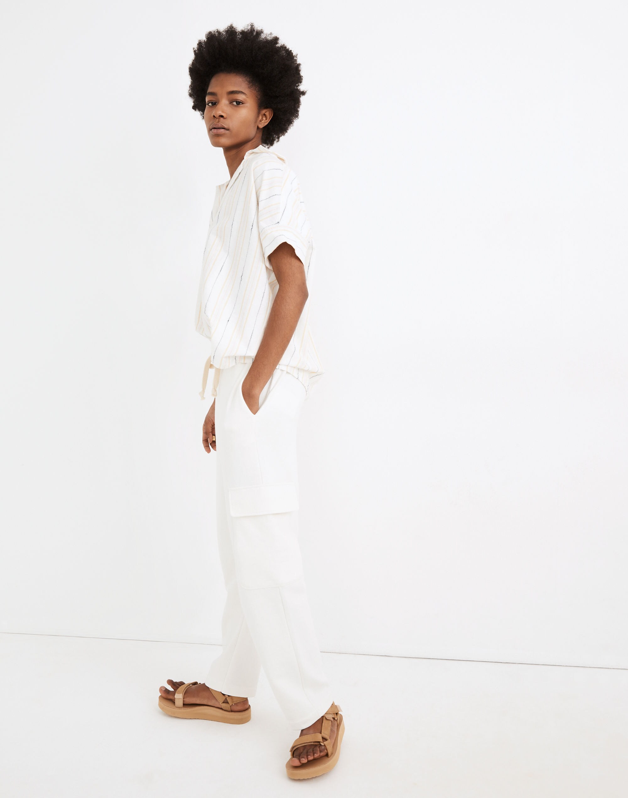 Hemp-Cotton Cargo Sweatpants