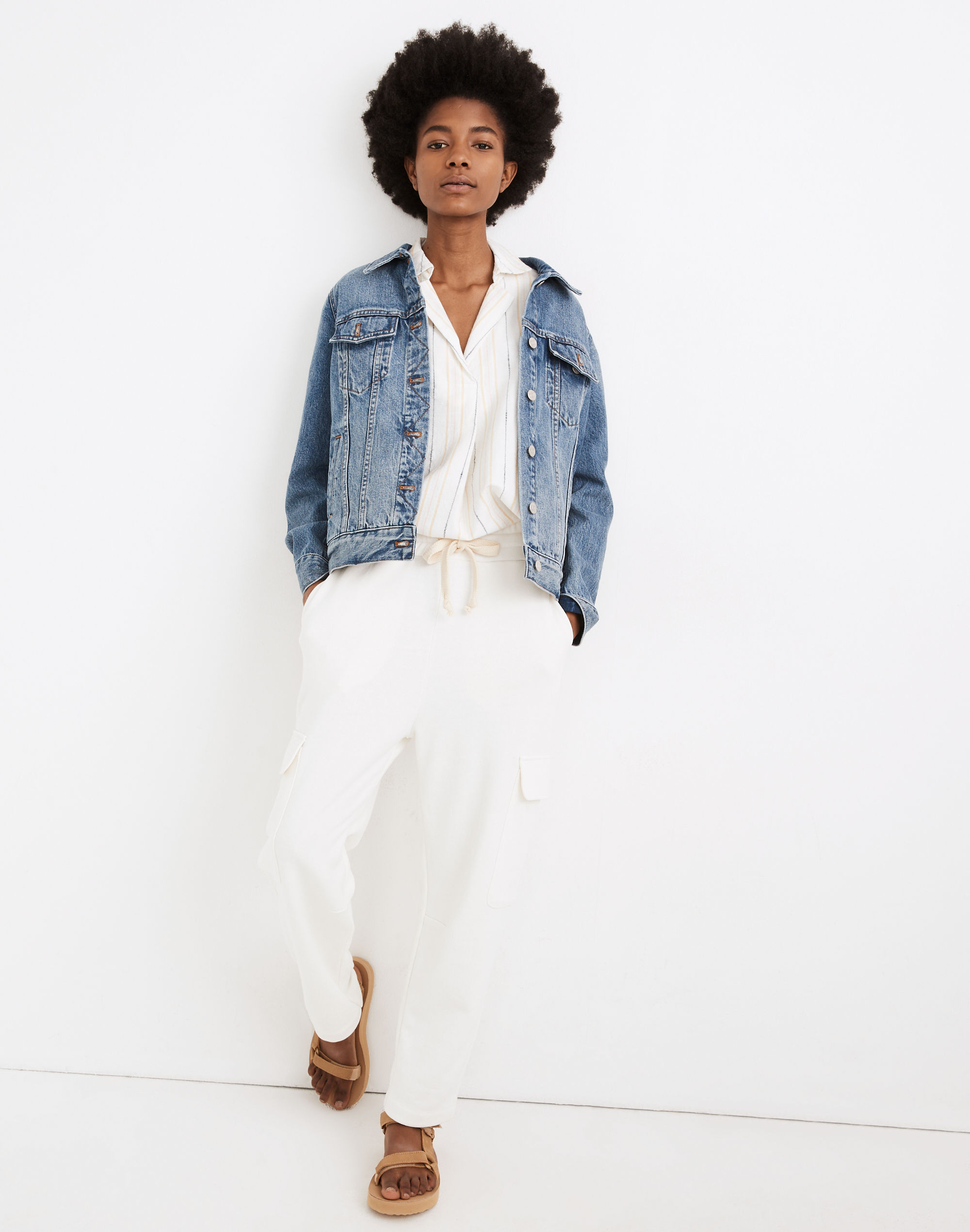 Hemp-Cotton Cargo Sweatpants