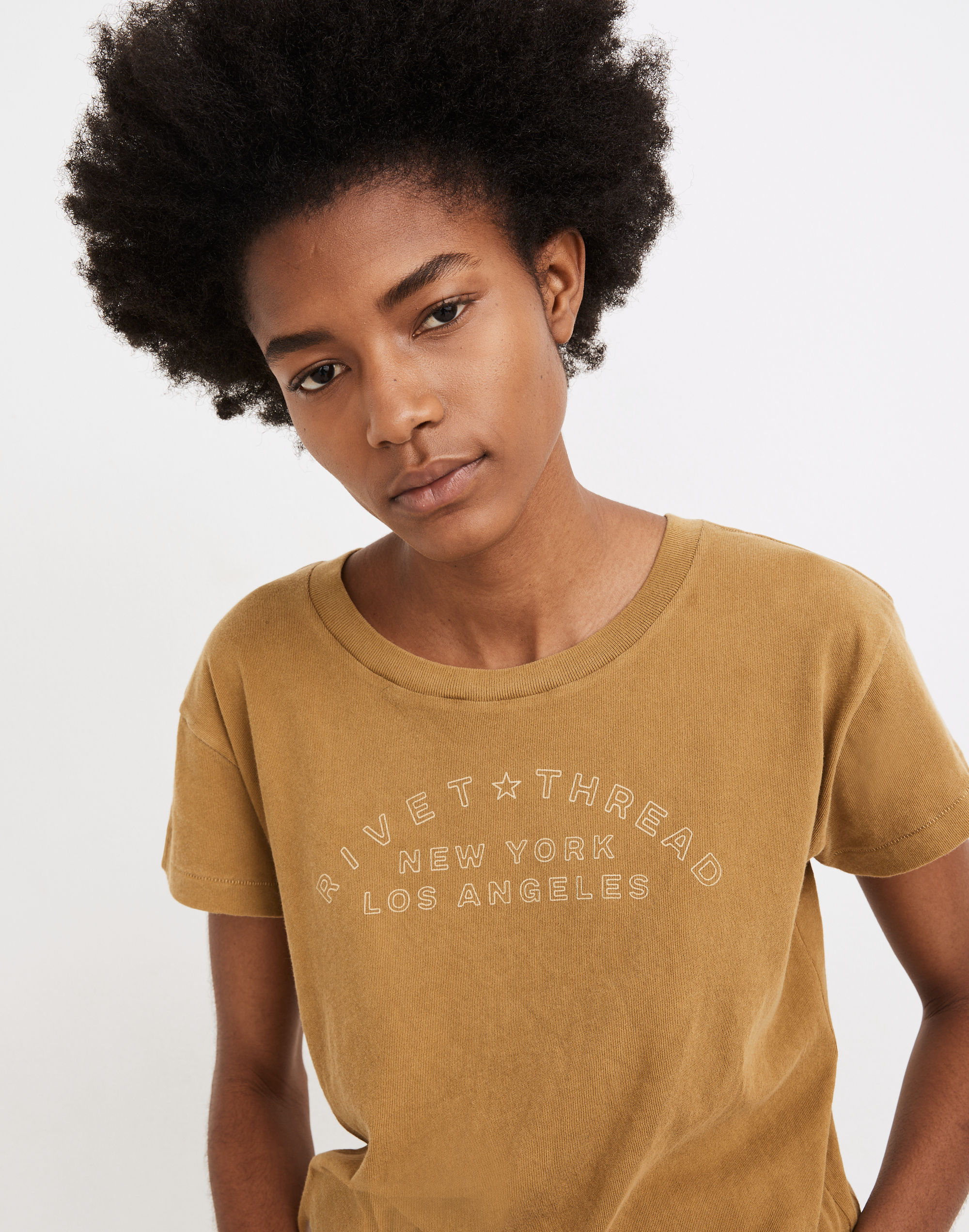 Rivet &amp; Thread Logo Graphic Ex-Boyfriend Tee