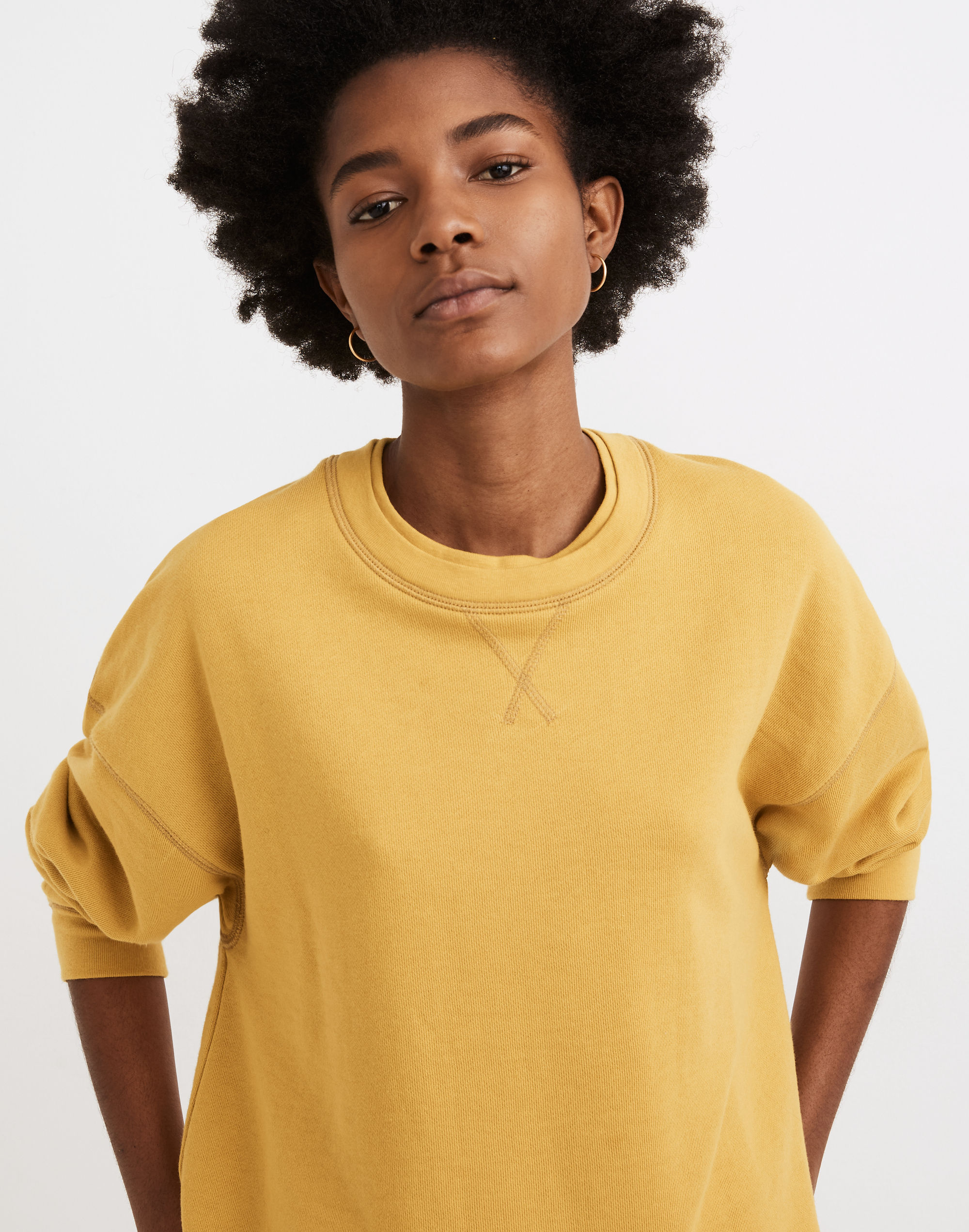 Double-Crewneck Sweatshirt