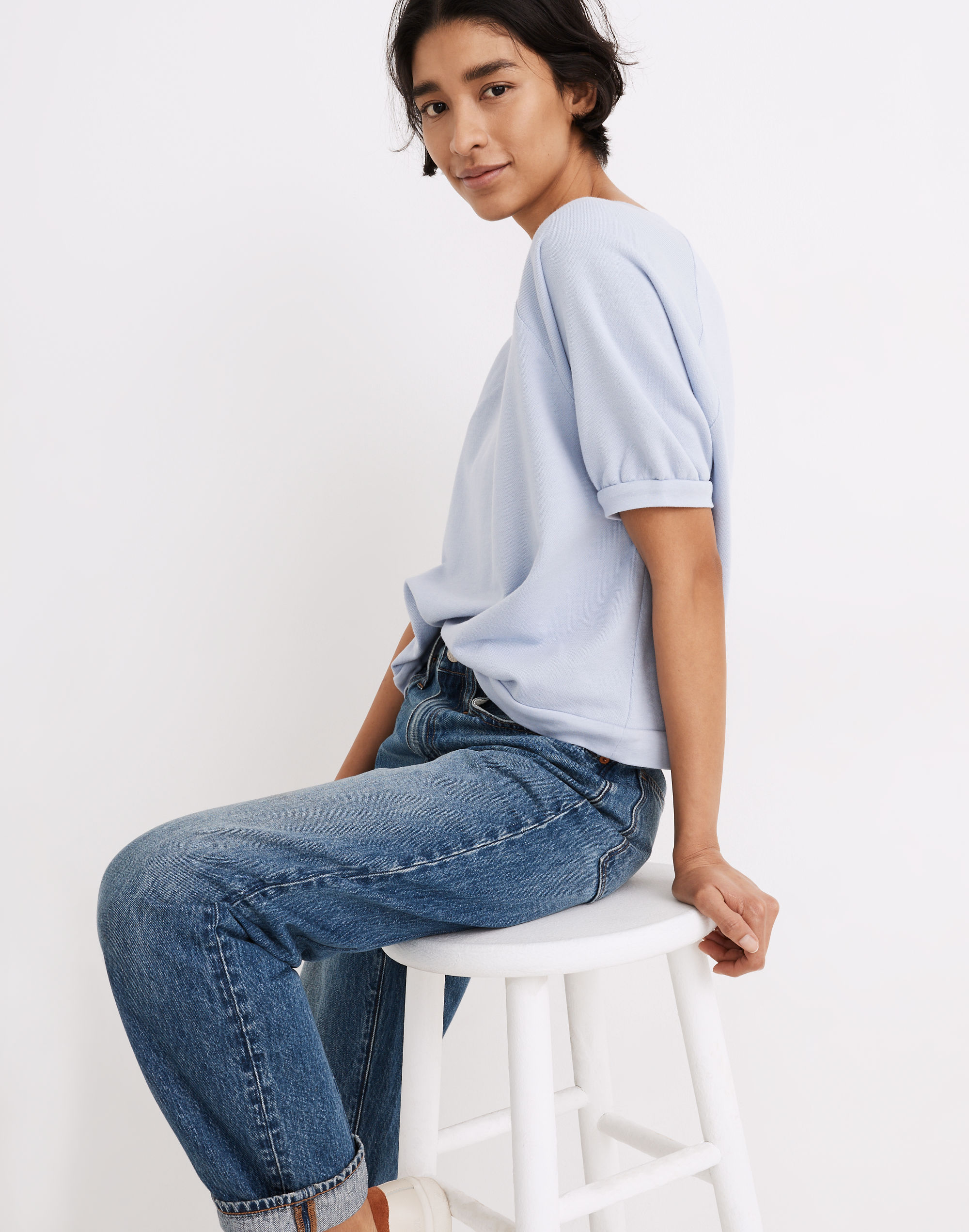 Short-Sleeve Sweatshirt