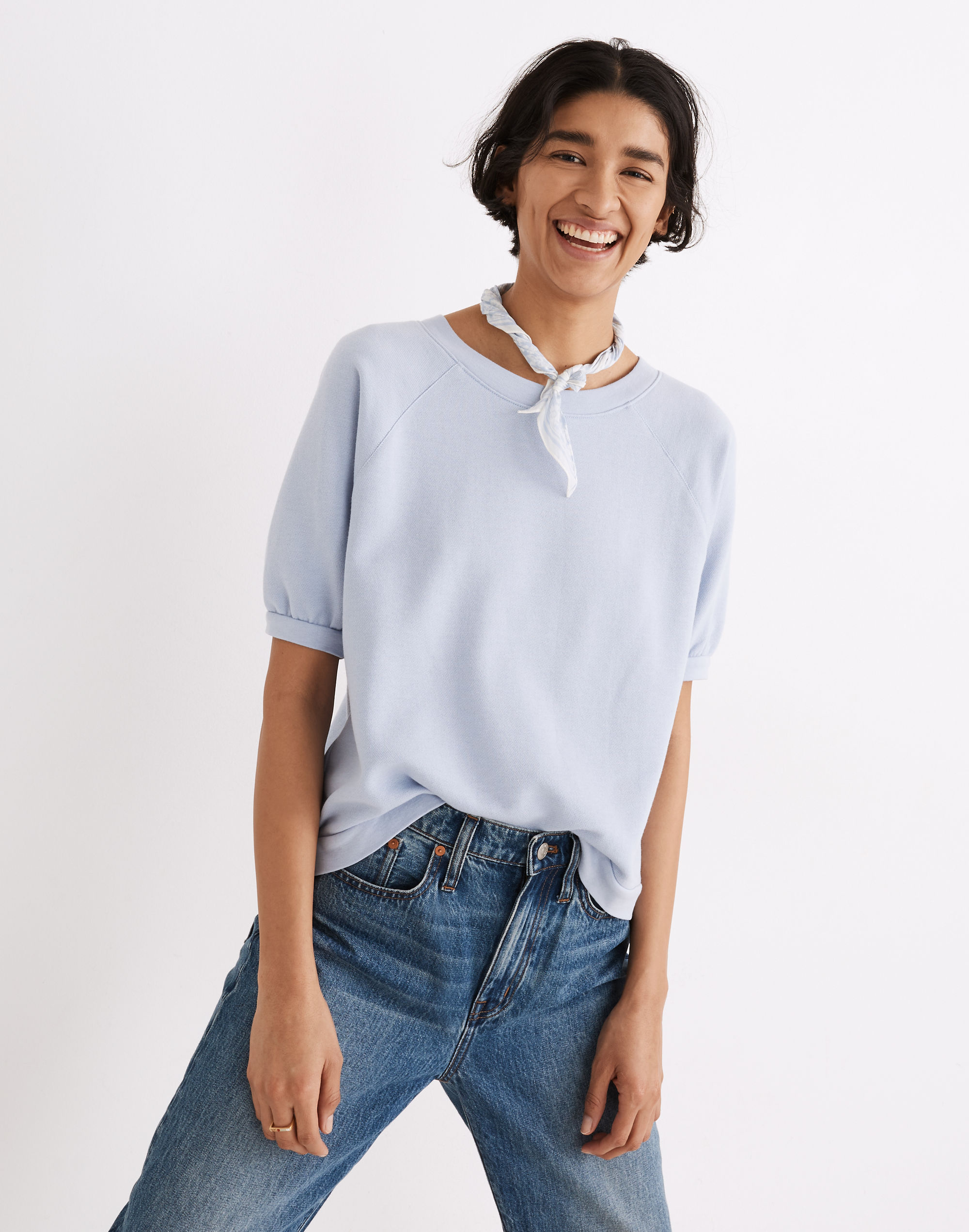 Short-Sleeve Sweatshirt