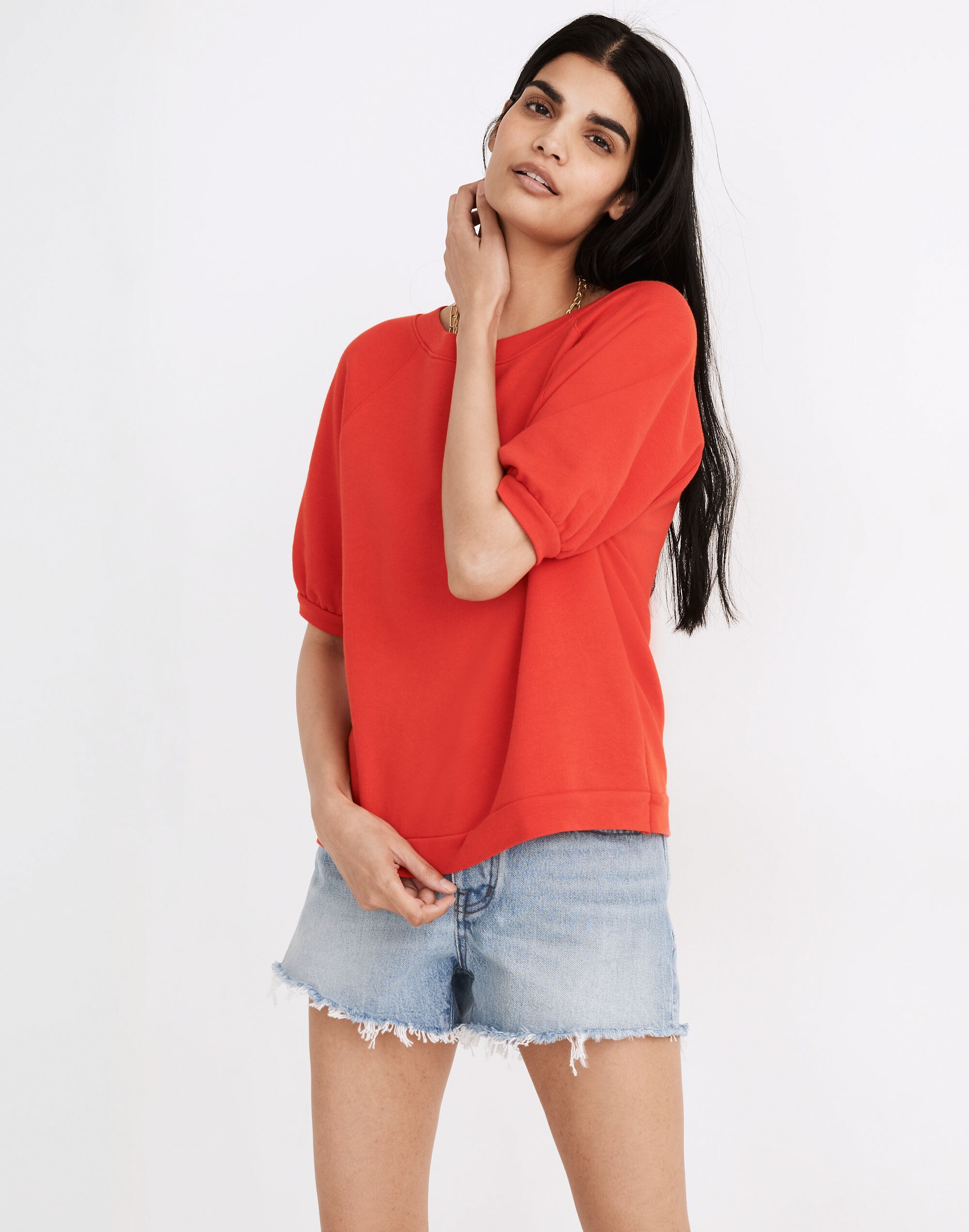 Short-Sleeve Sweatshirt