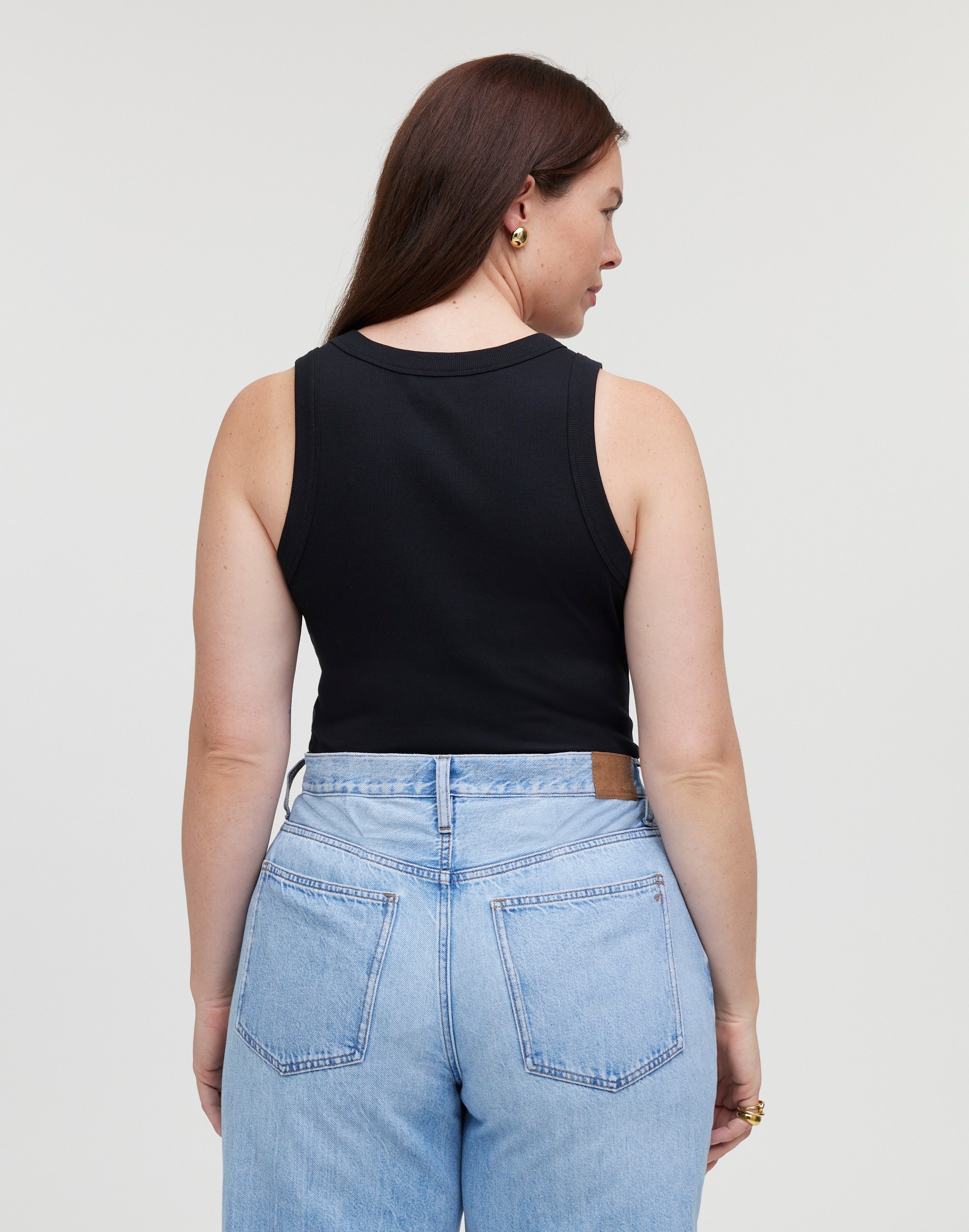 Supima&reg; Rib Cutaway Tank