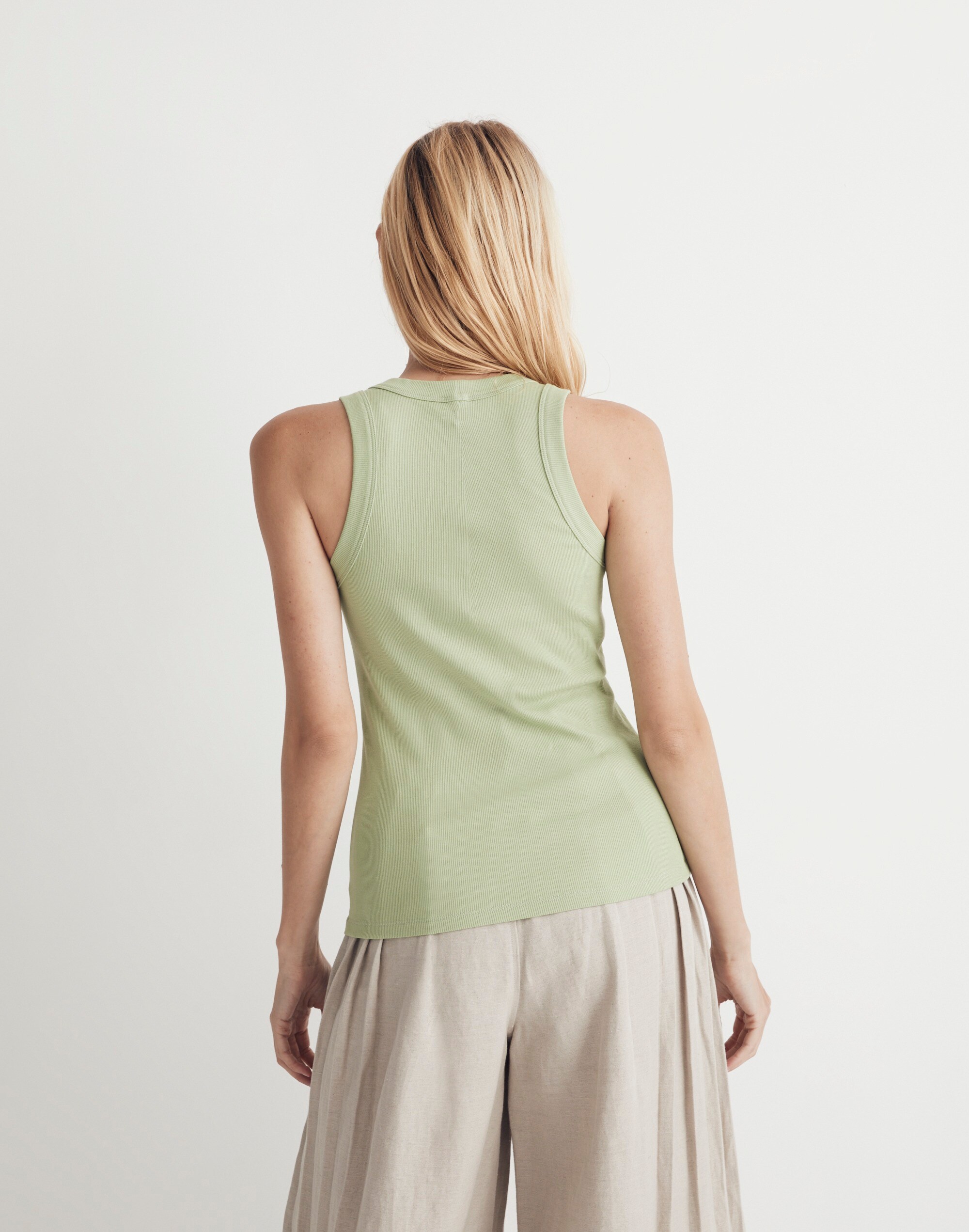 Supima&reg; Rib Cutaway Tank