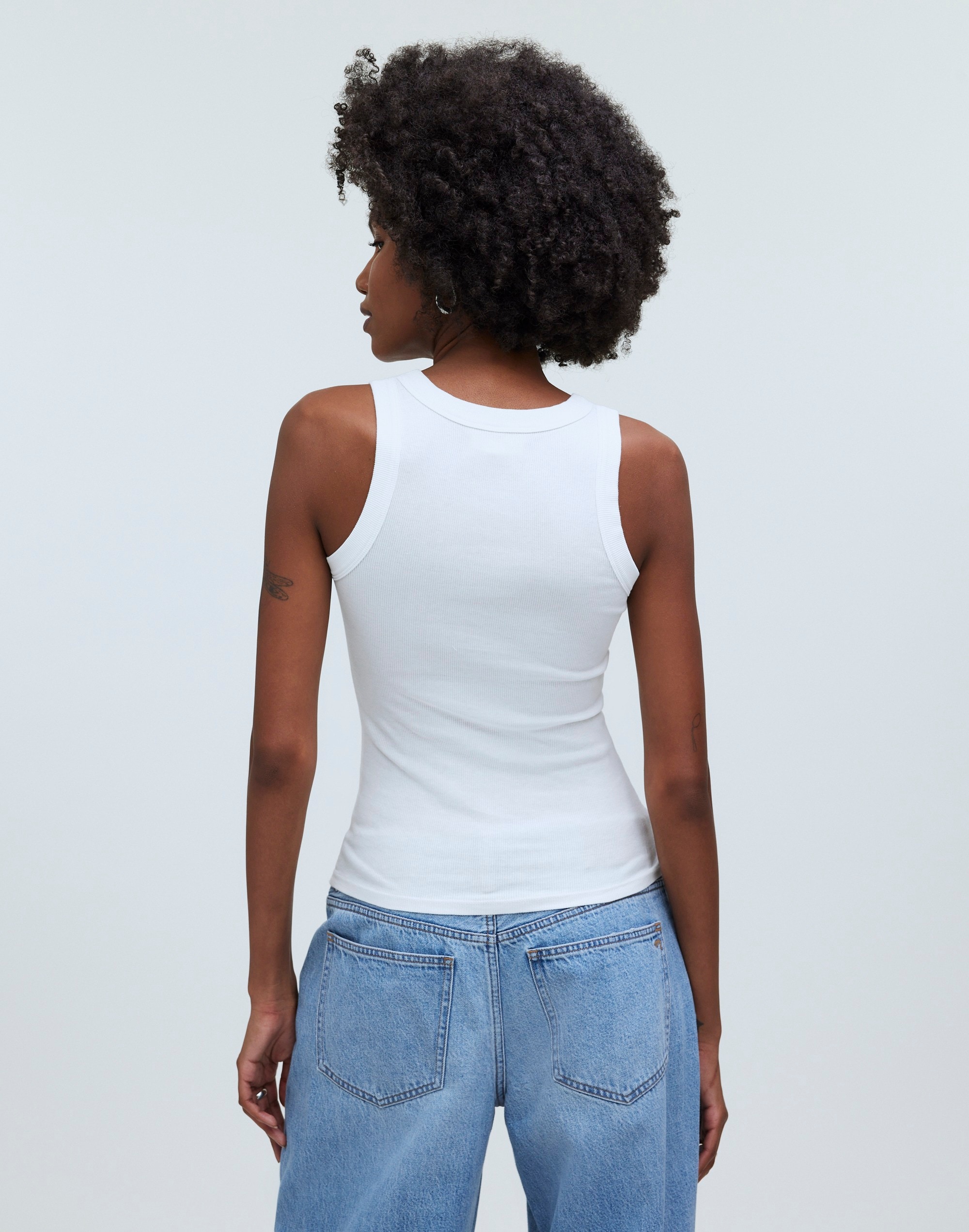 Supima&reg; Rib Cutaway Tank