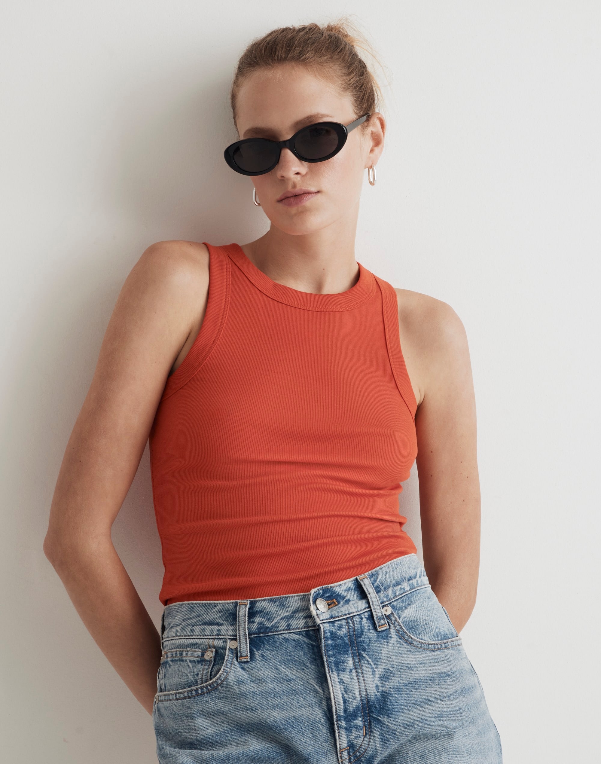 Supima® Rib Cutaway Tank