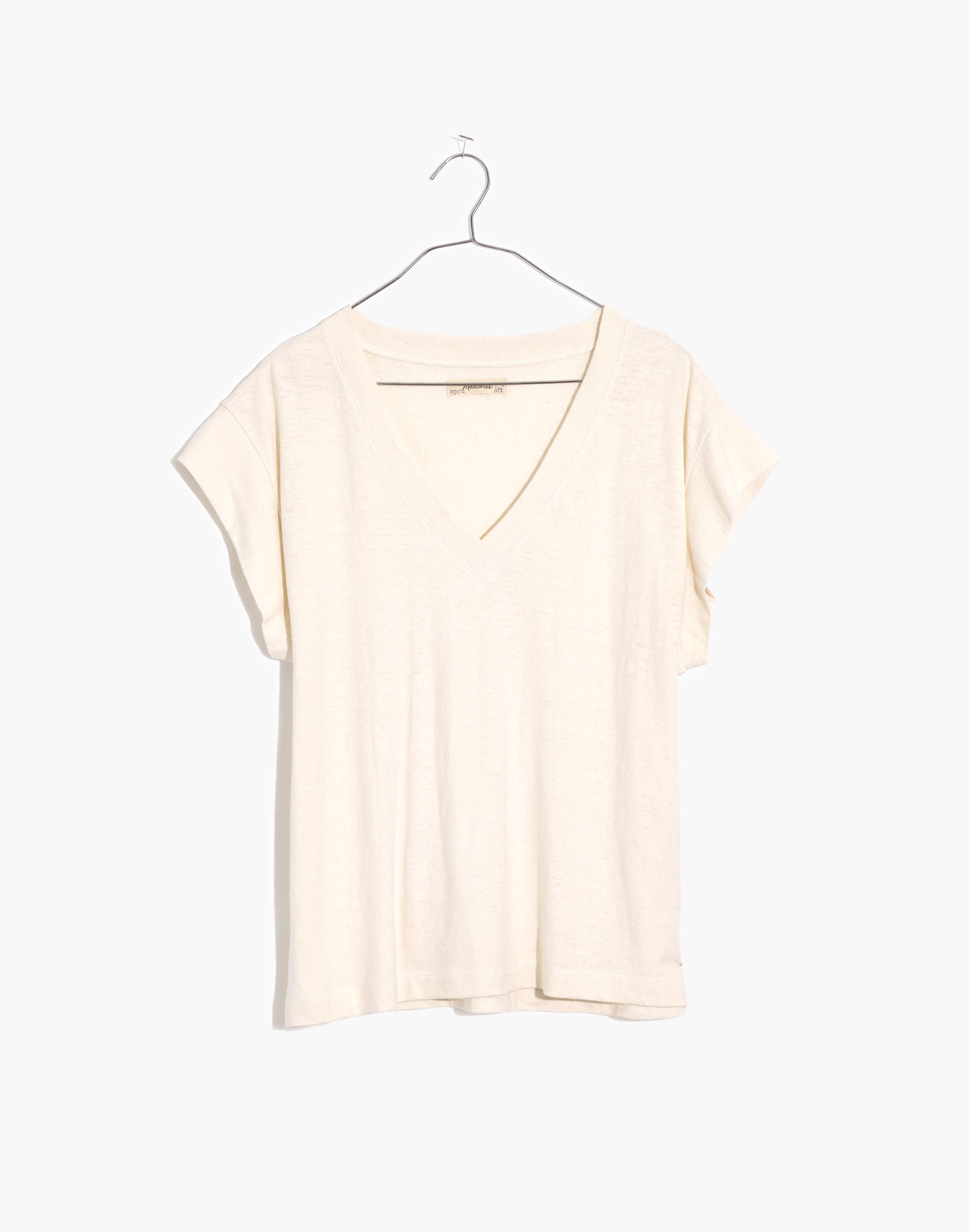 Hemp-Cotton V-Neck Muscle Tee