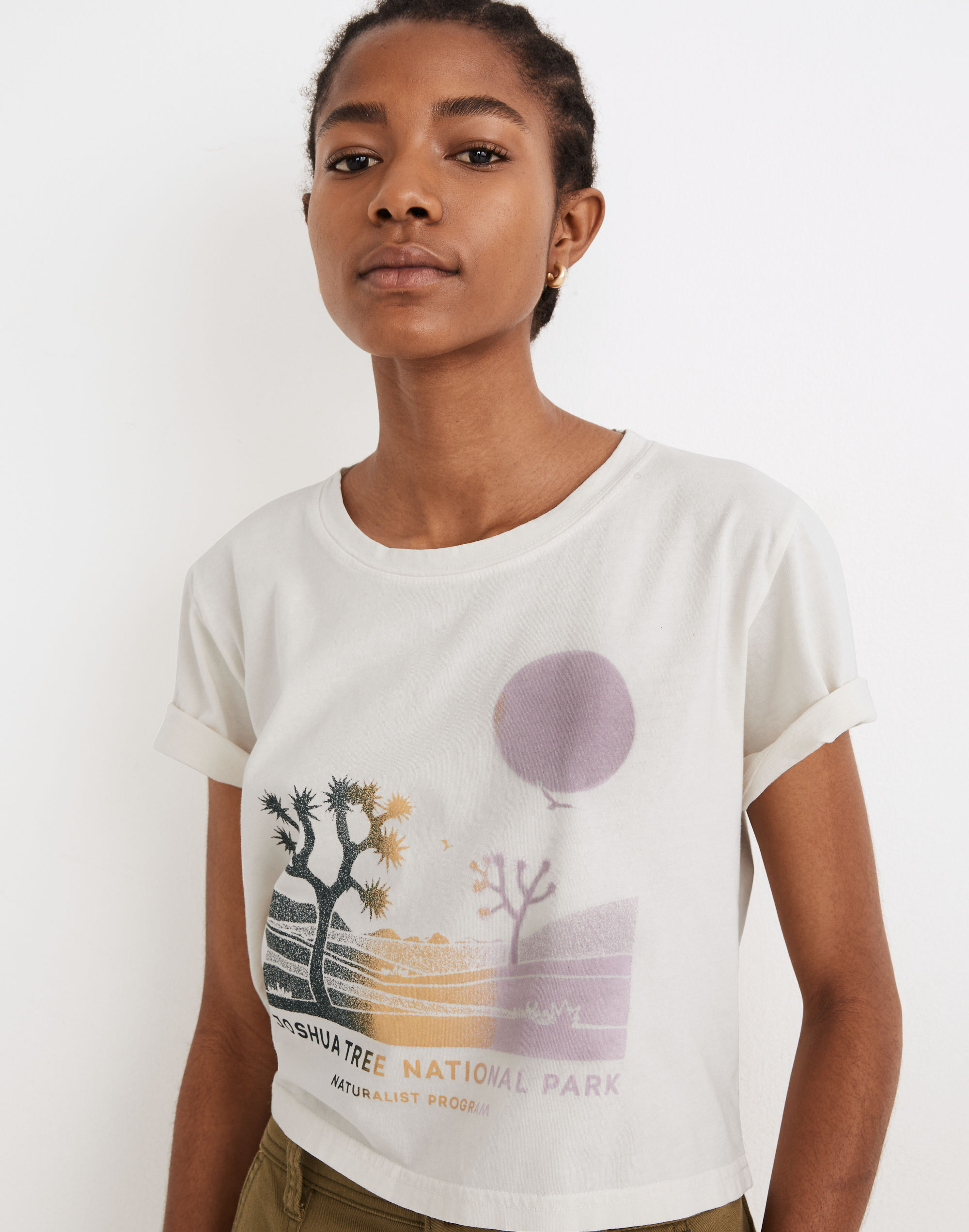 Madewell x Parks Project Joshua Tree National Park Crewneck Crop Tee