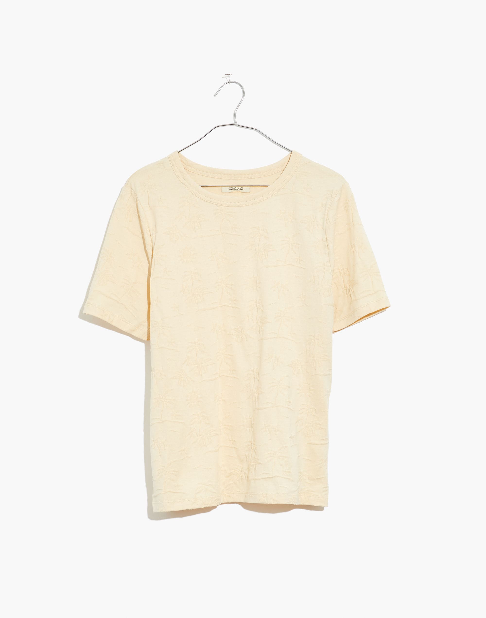 Palm Tree Jacquard Tomboy Tee