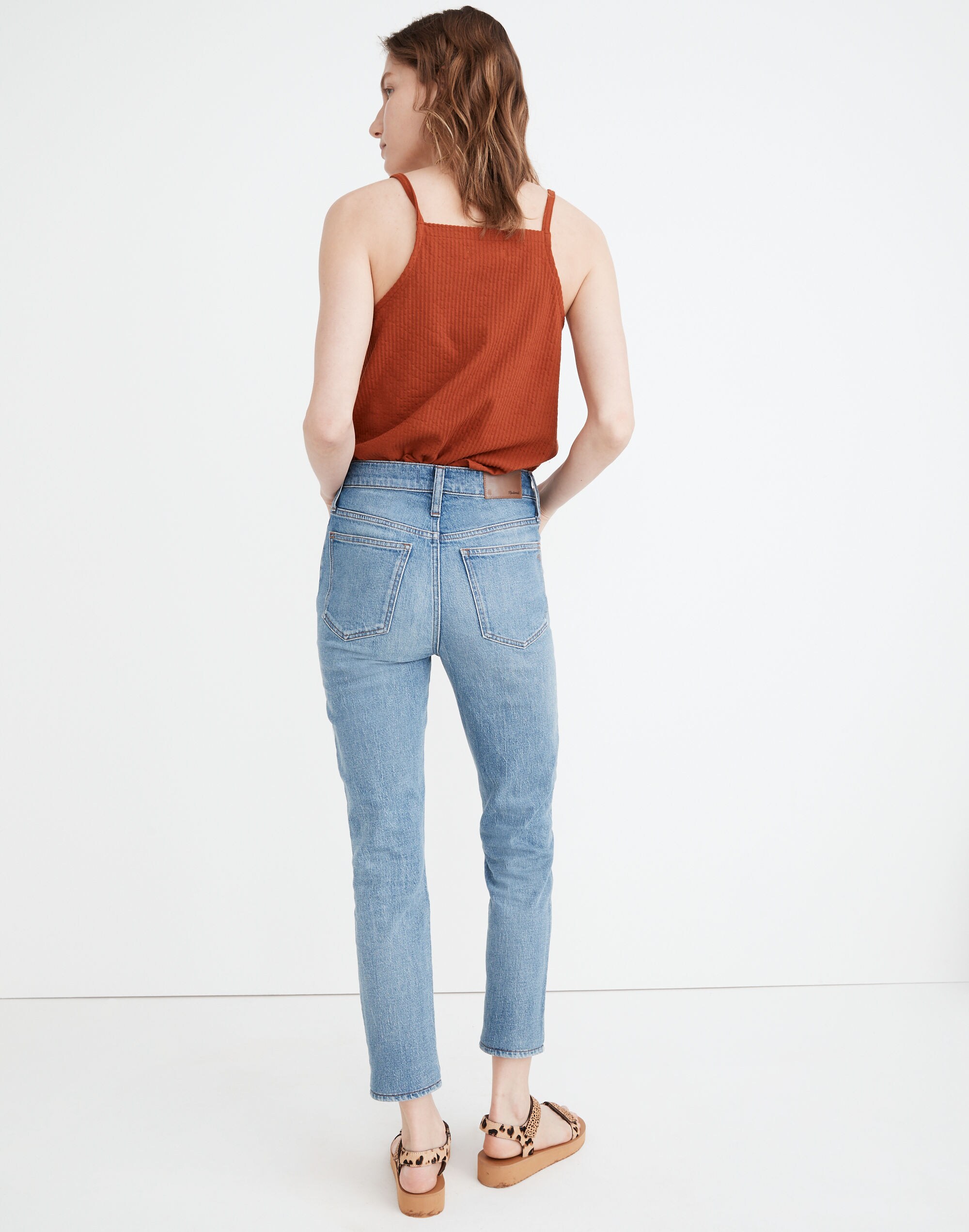 The Petite Perfect Vintage Crop Jean in Clymer Wash