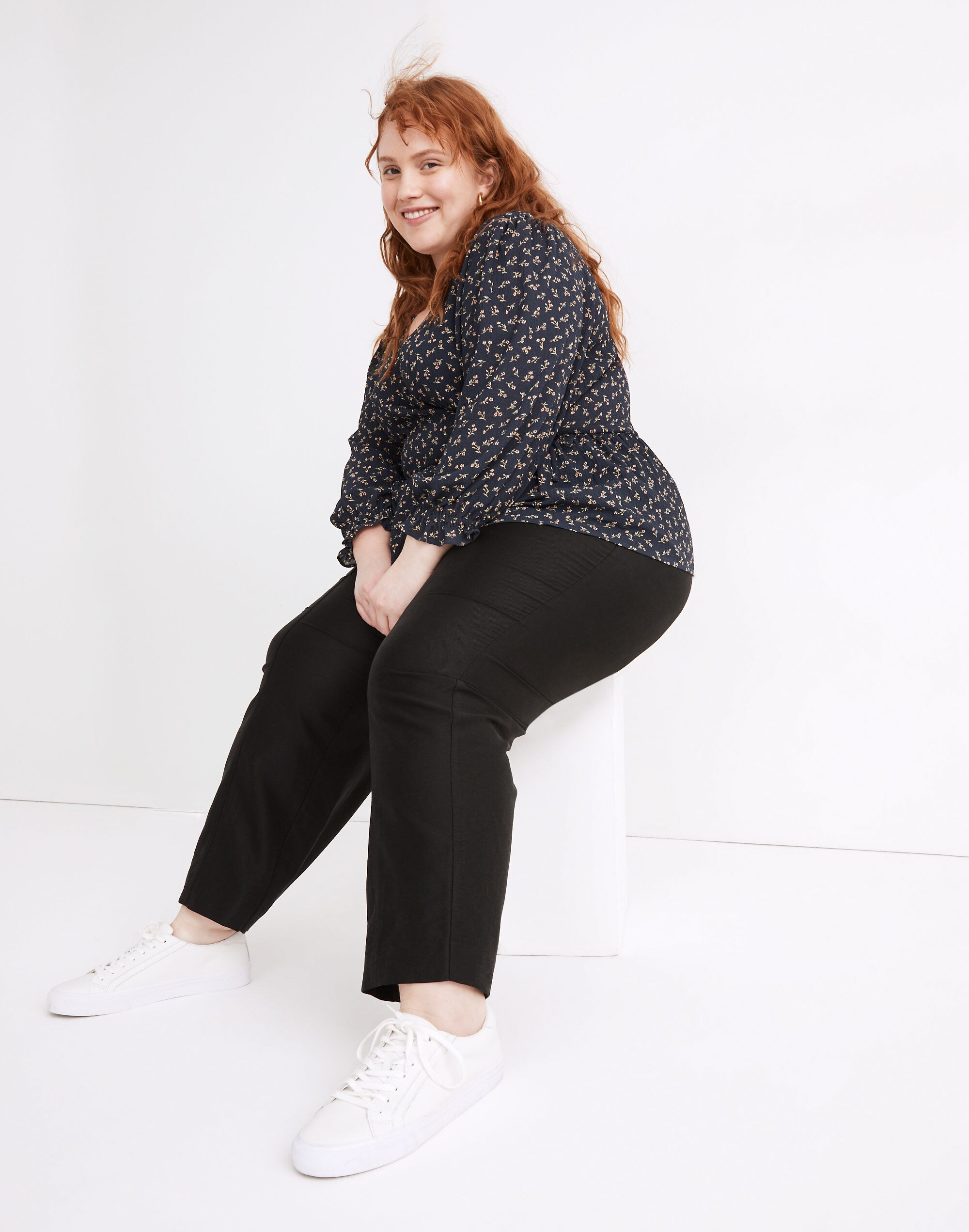 Plus Tapered Huston Pull-On Crop Pants