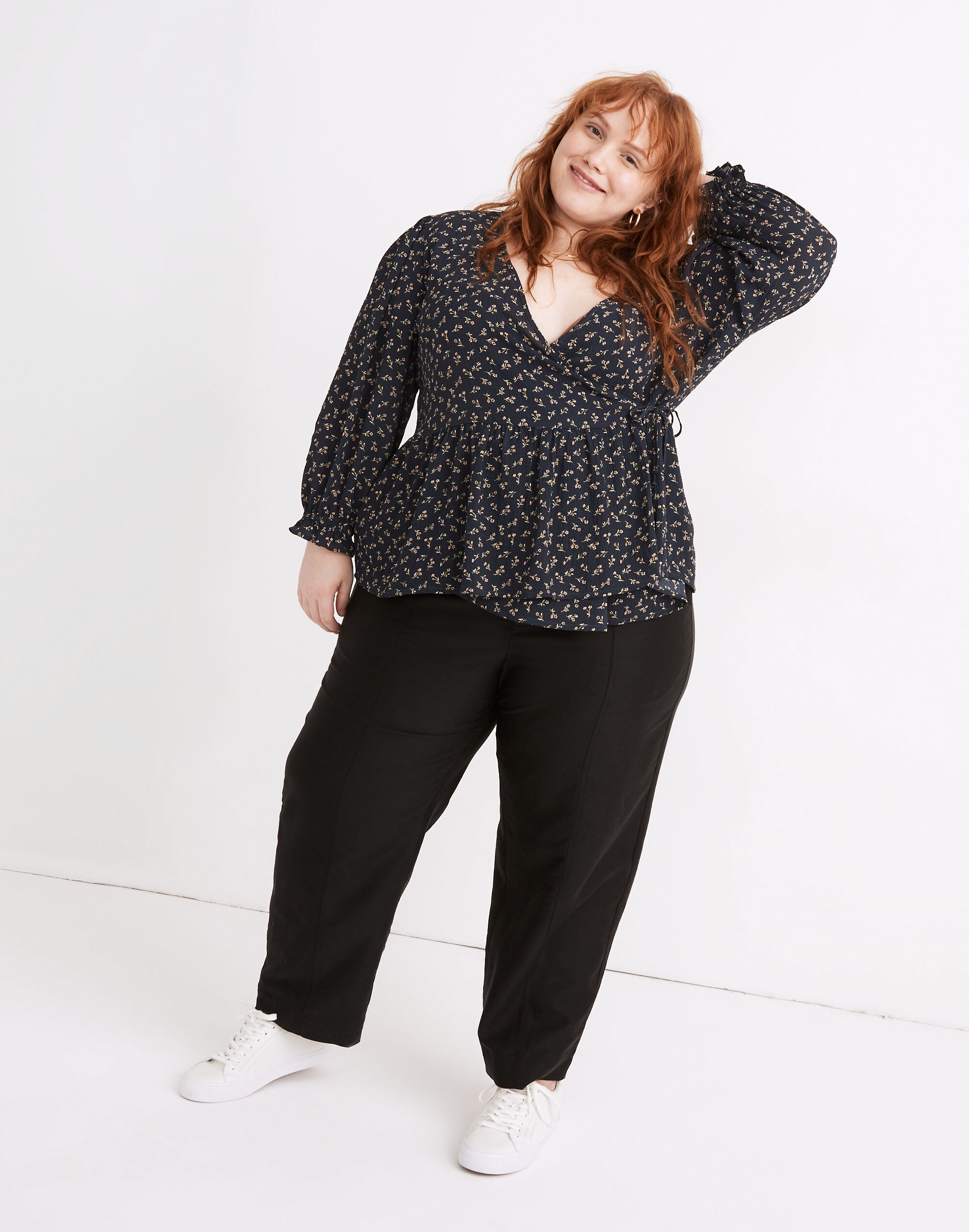 Plus Tapered Huston Pull-On Crop Pants