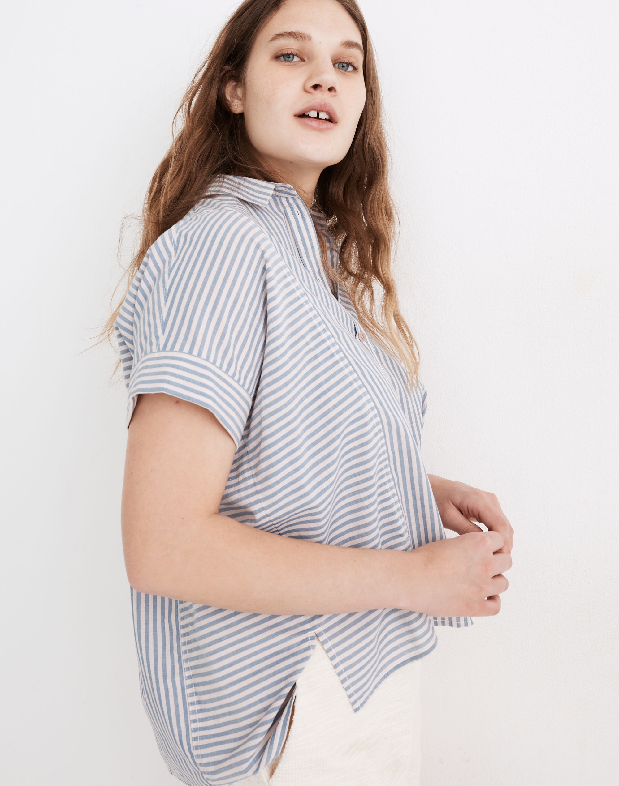 Lakeline Button-Up Shirt in Stripe-Play