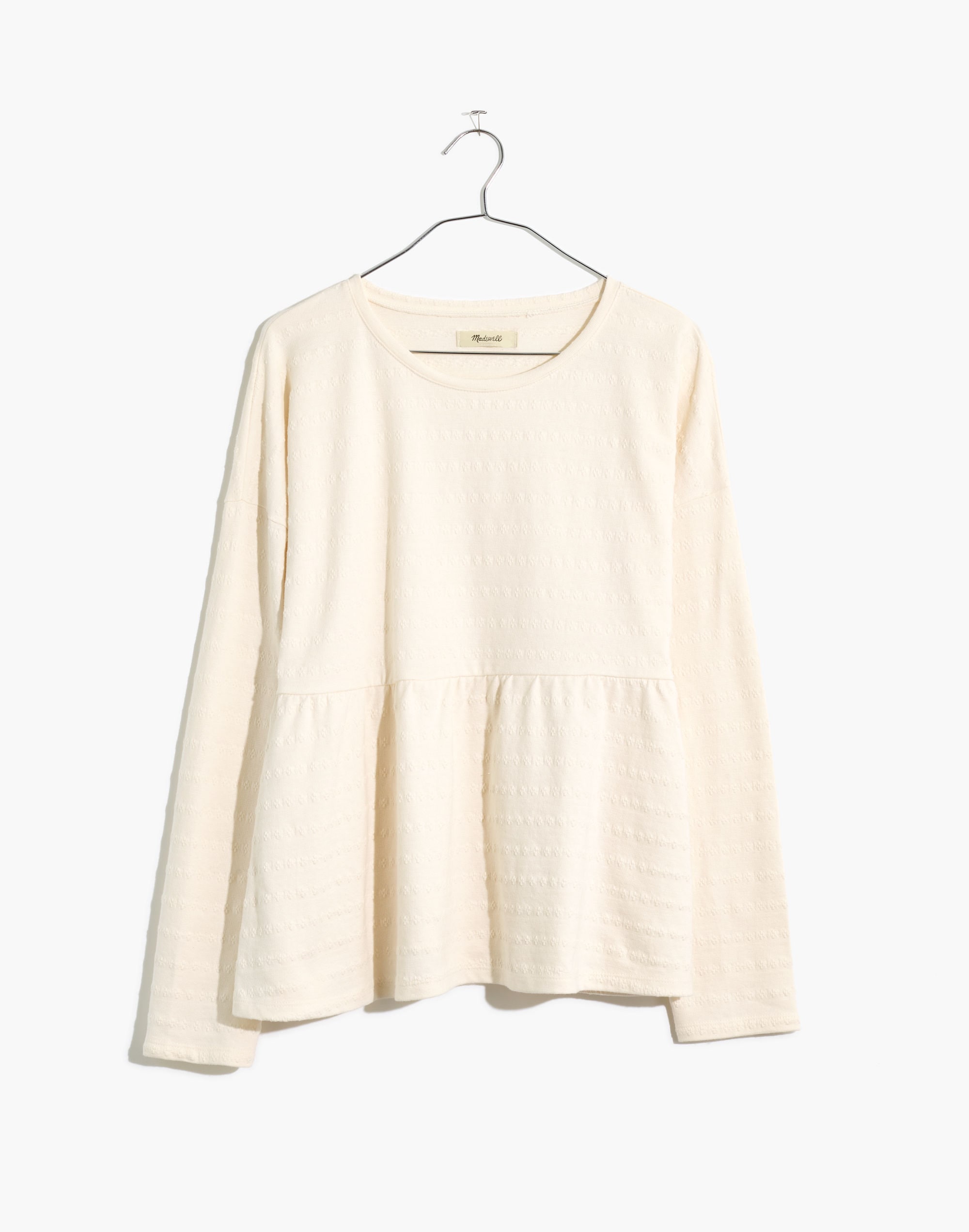 Jacquard Babydoll Top