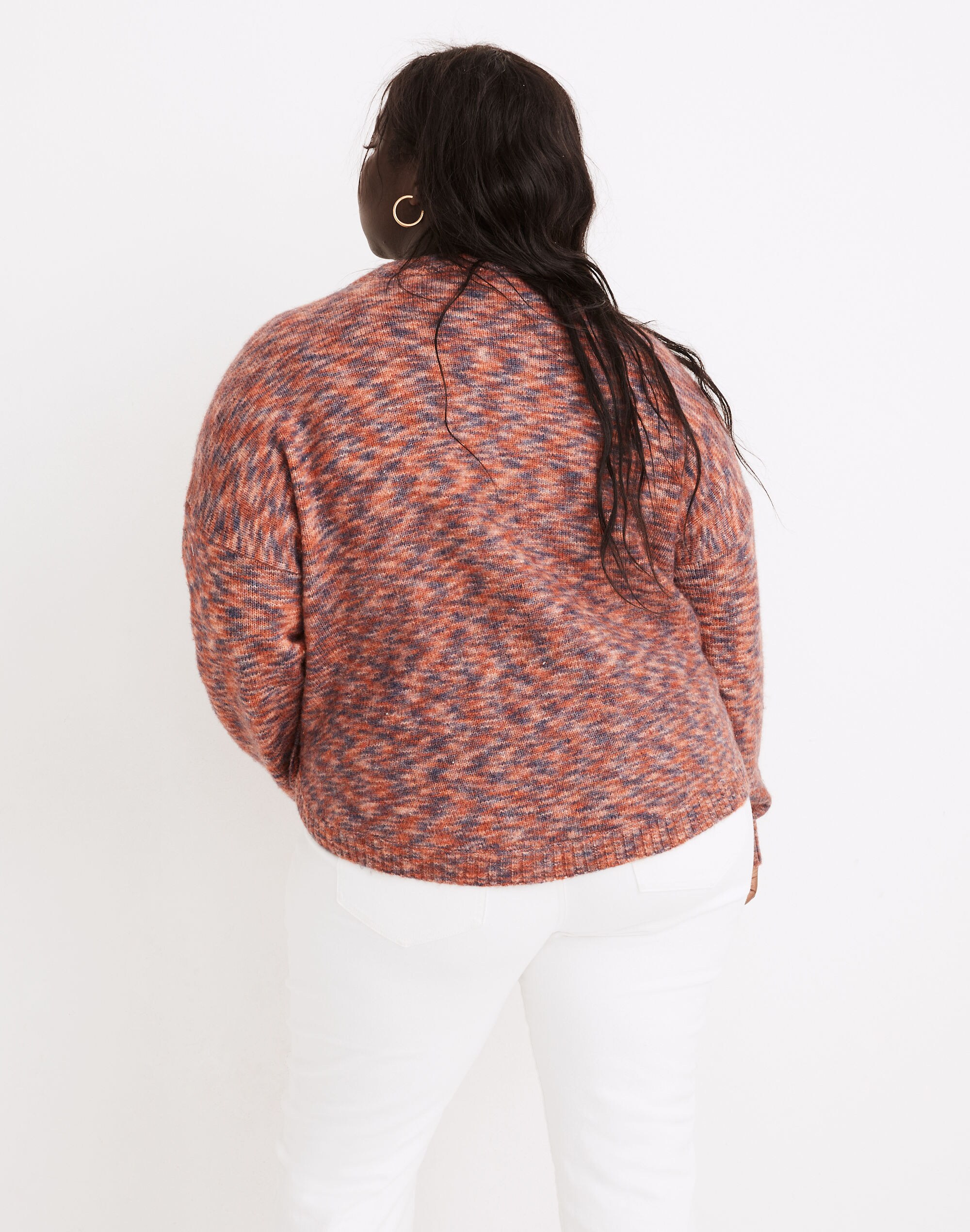 Plus Space-Dyed Birchmont Side-Button Pullover Sweater