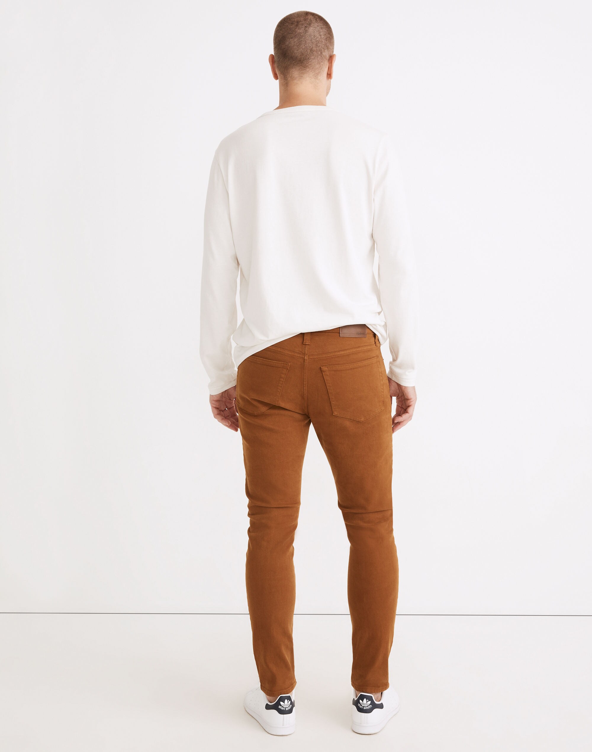 Garment-Dyed Skinny Jeans