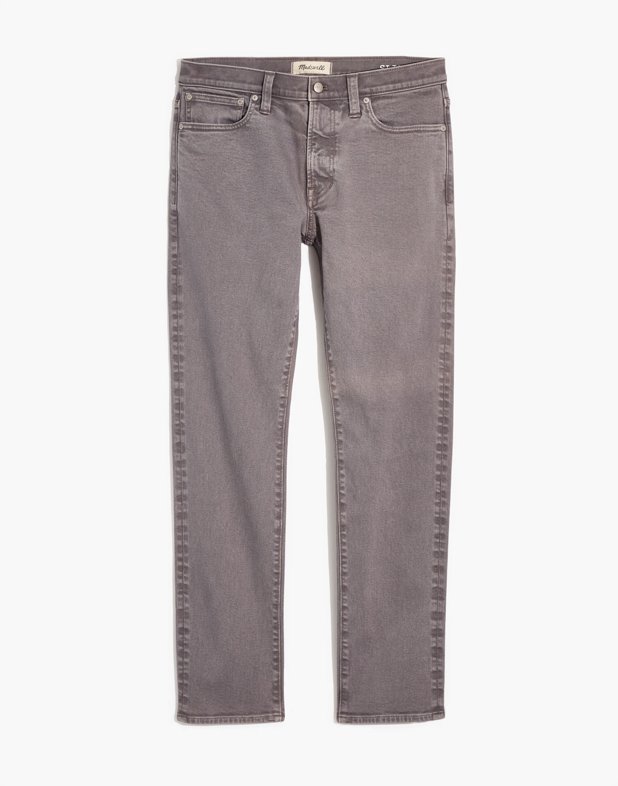 Garment-Dyed Slim Jeans
