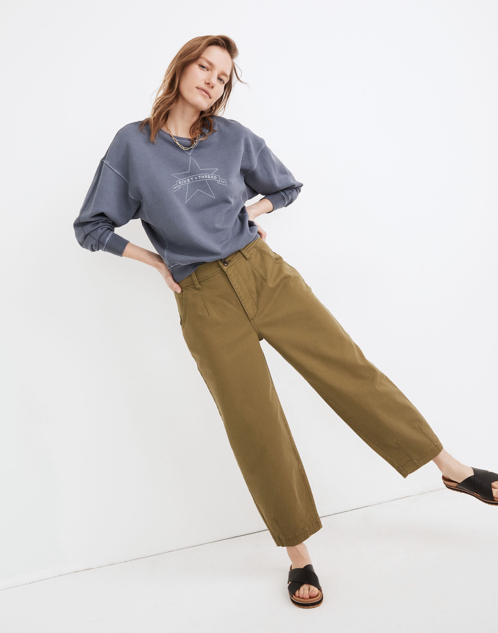 Darted Balloon Pants