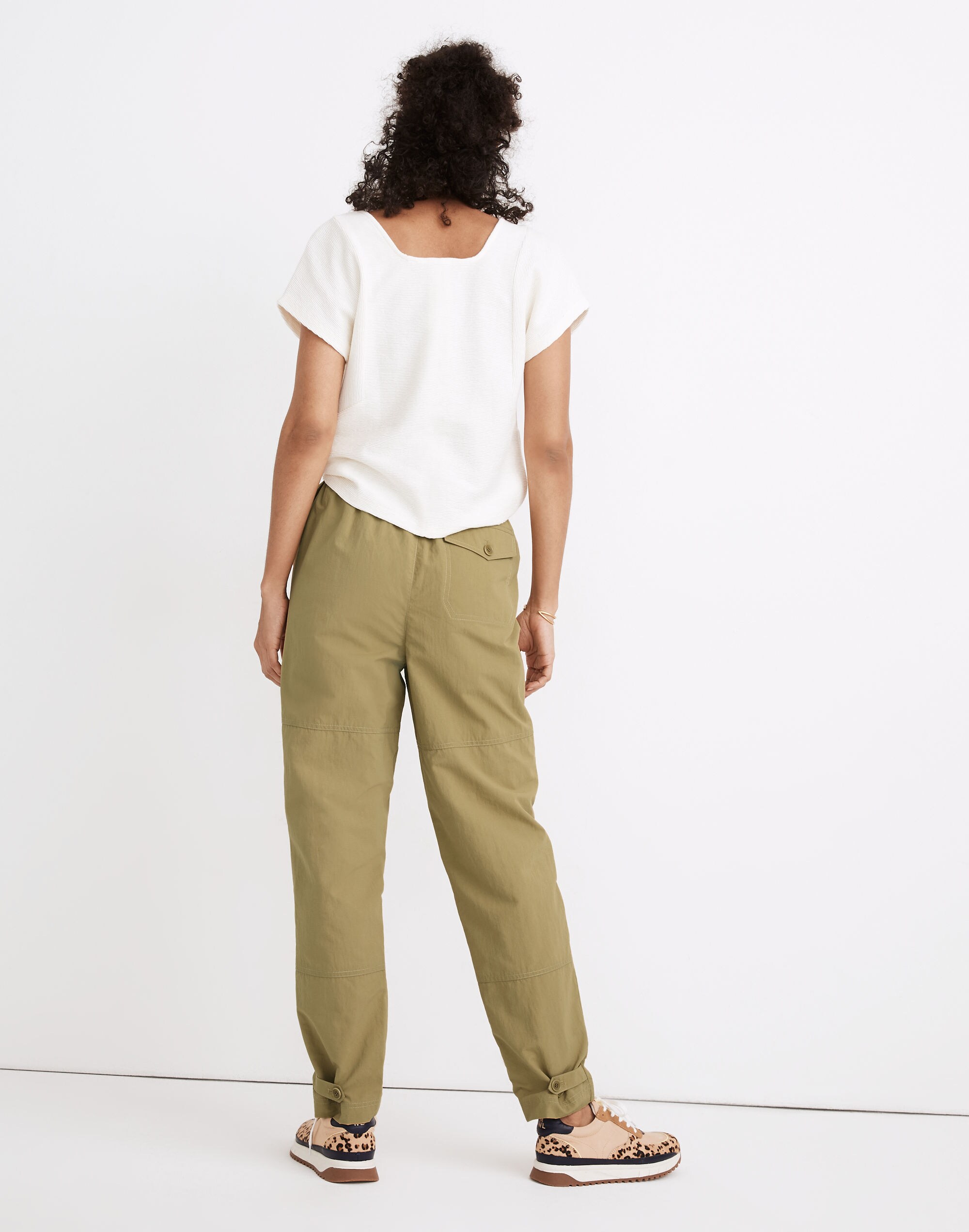 Ripstop Pull-On Paperbag Pants