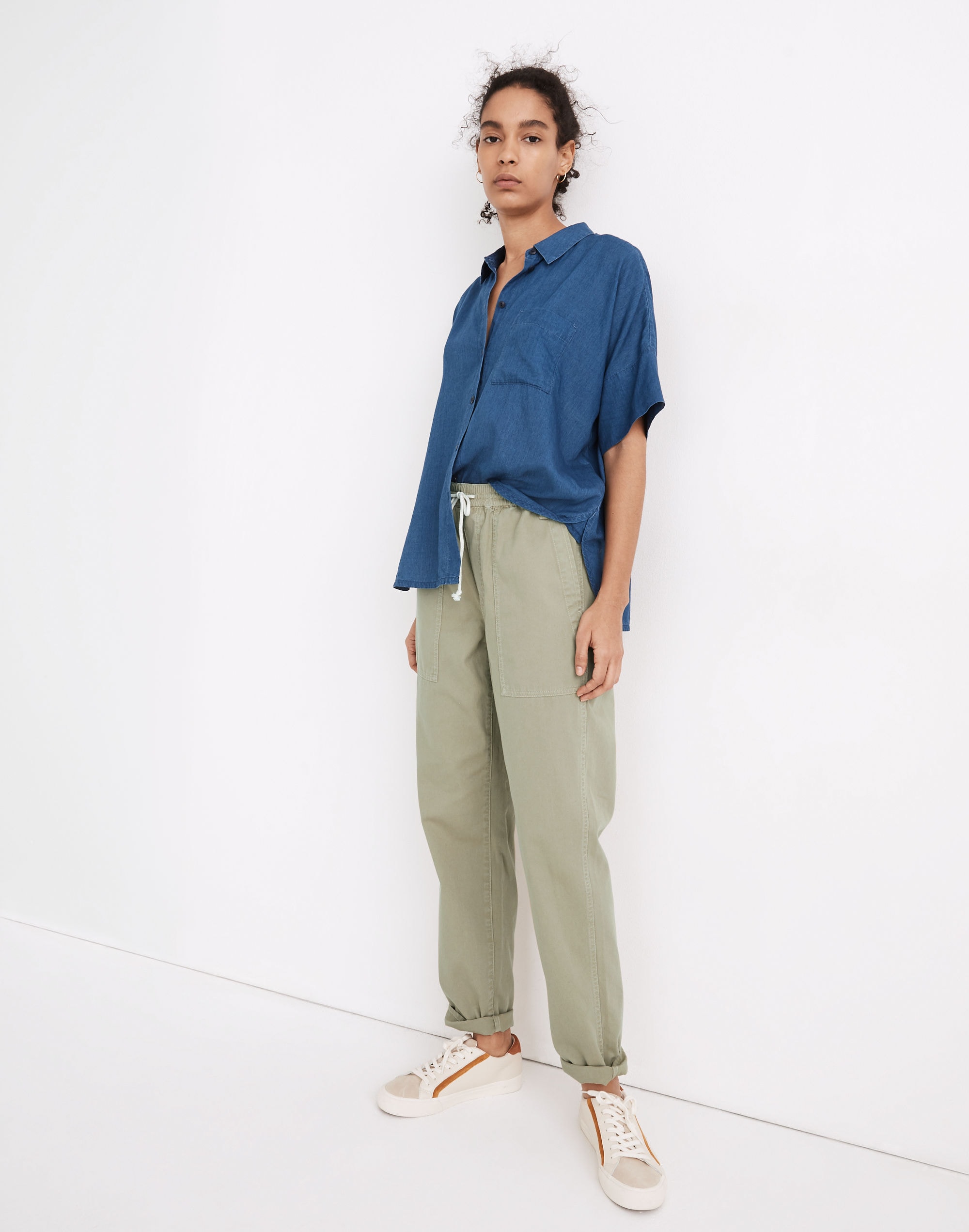pull-on relaxed pants