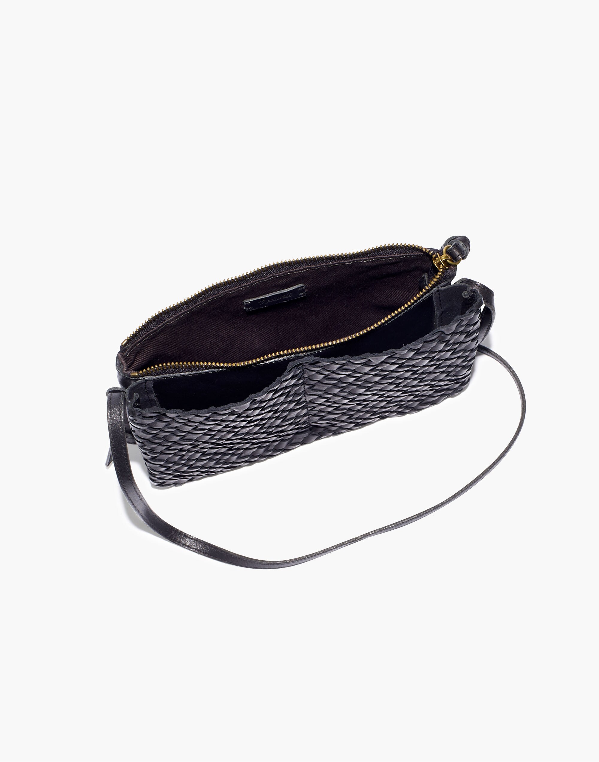 The Knotted Crossbody Bag in Woven Leather